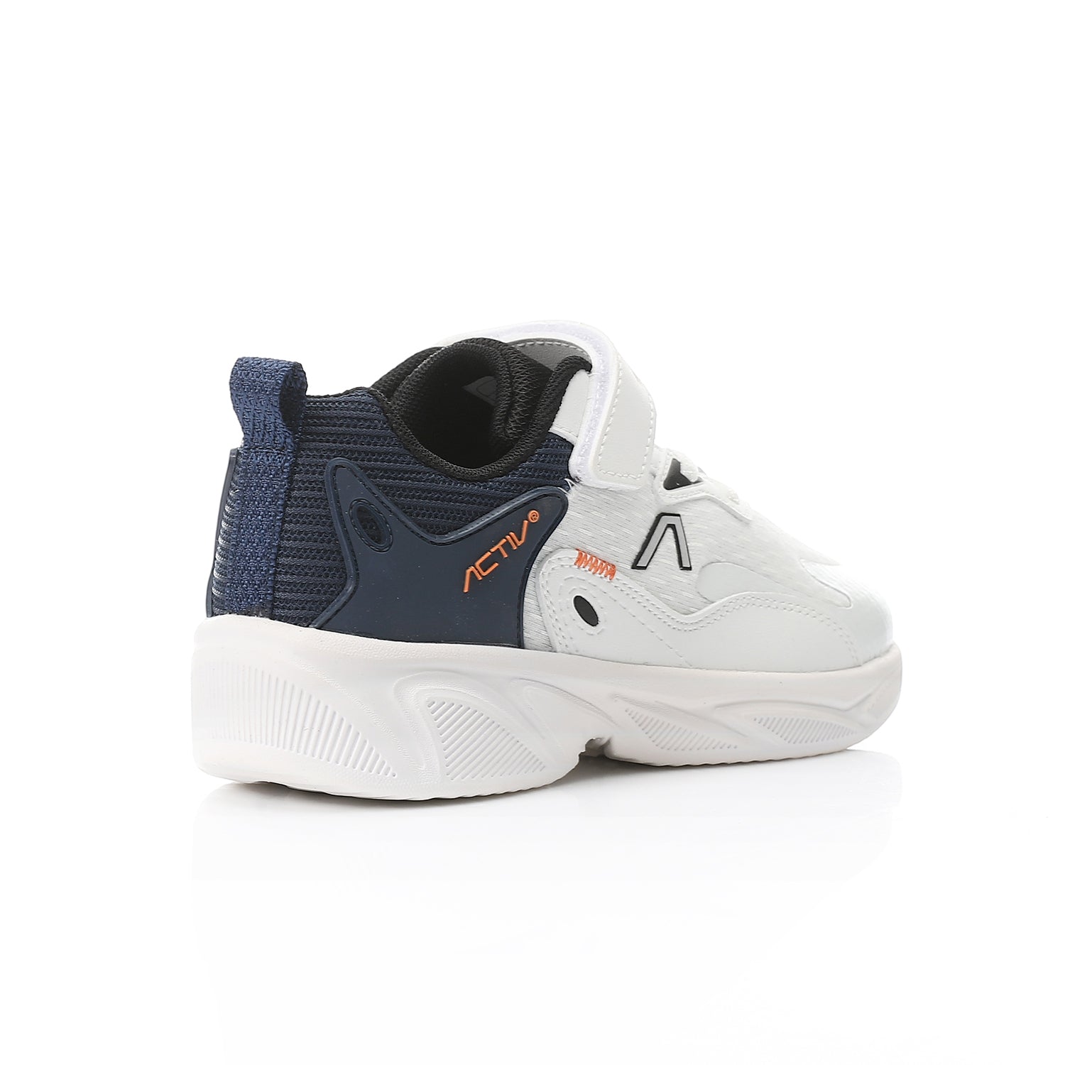 ACTIV KIDS VELCRO SHOES - WHT*NAVY