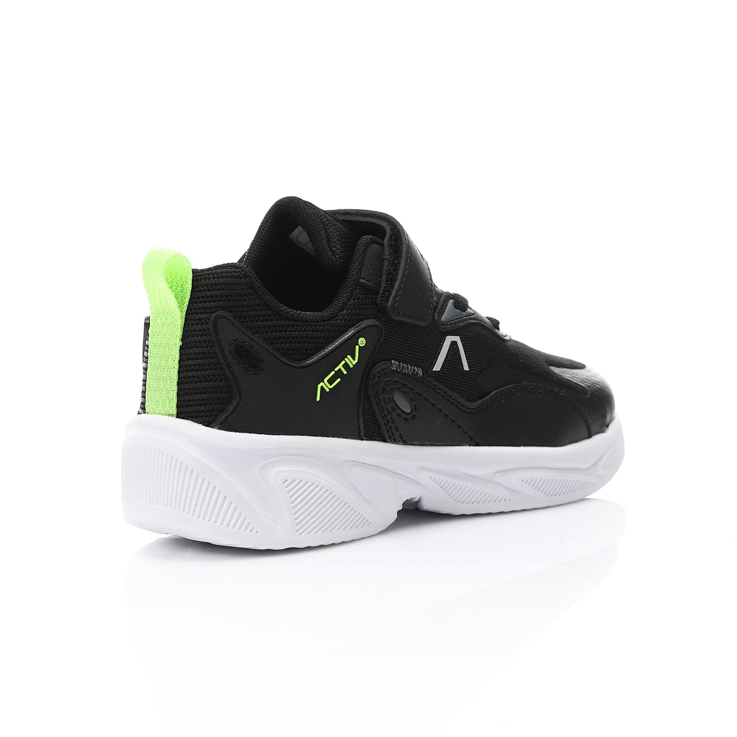 ACTIV KIDS VELCRO SHOES - BLK*GREN