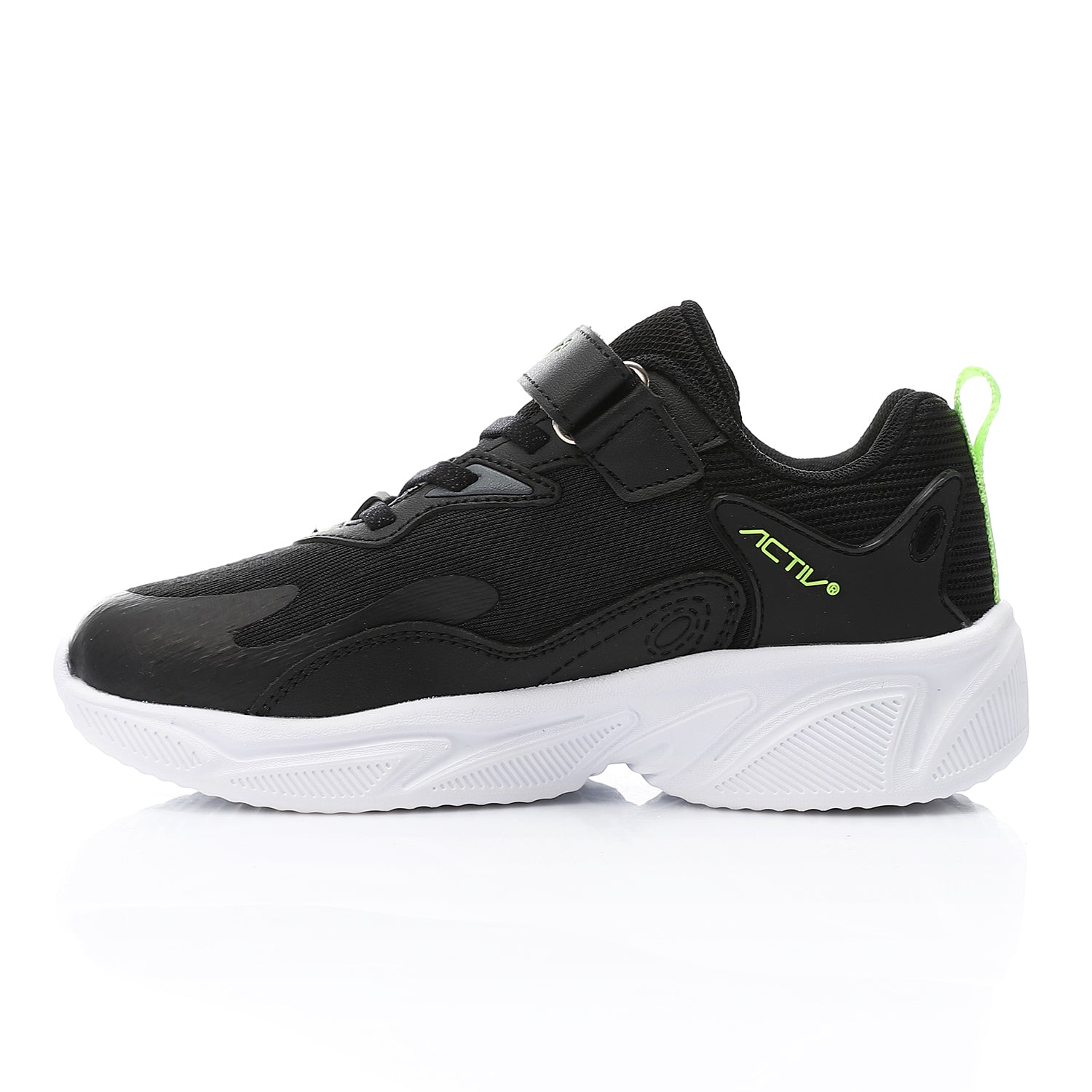 ACTIV KIDS VELCRO SHOES - BLK*GREN