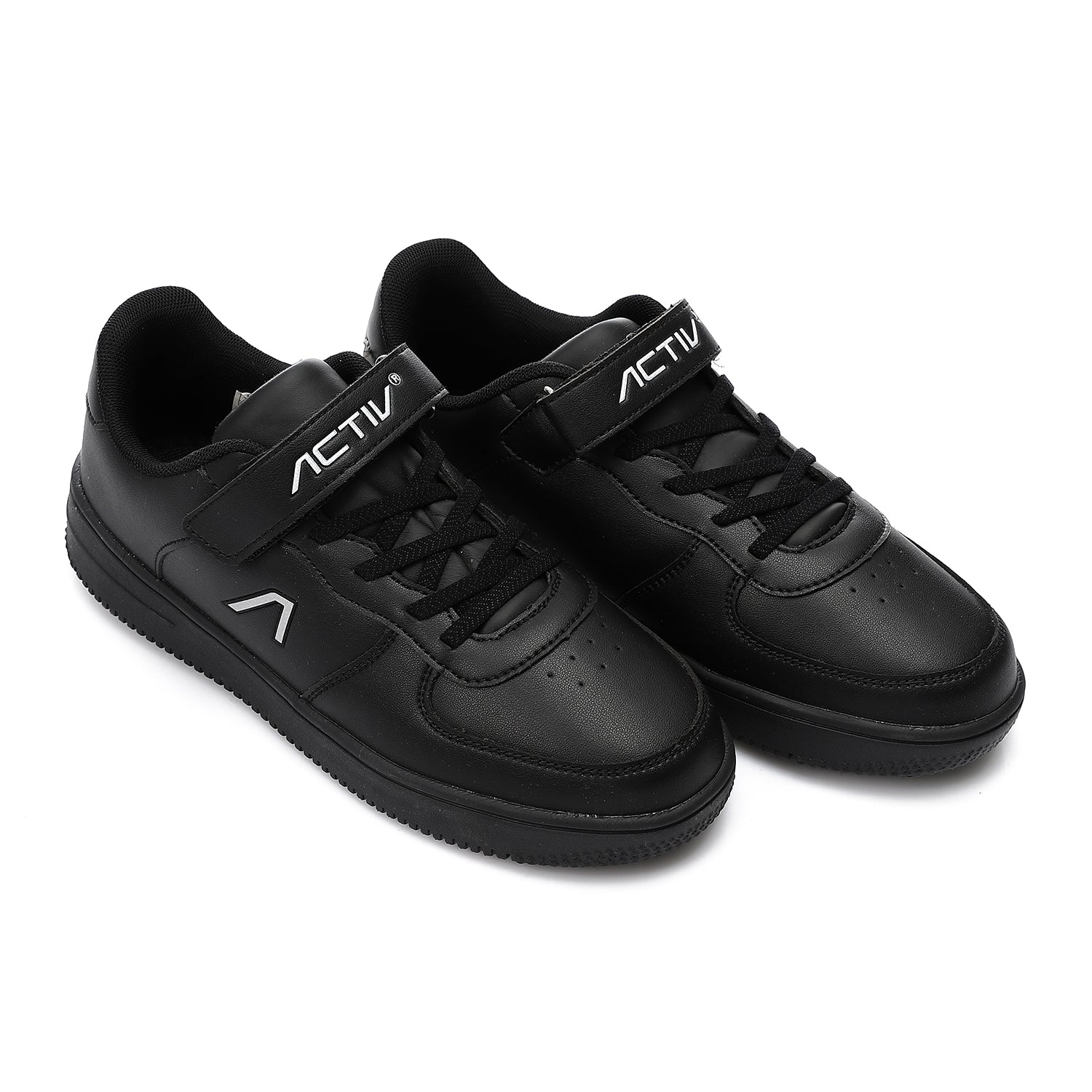 ACTIV BOY'S VELCRO SHOES - اسود