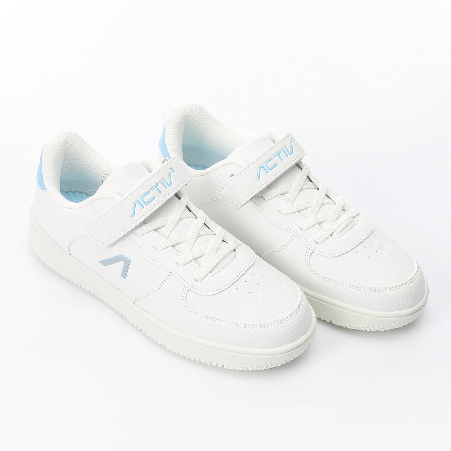 ACTIV BOY'S VELCRO SHOES - ابيض*ازرق