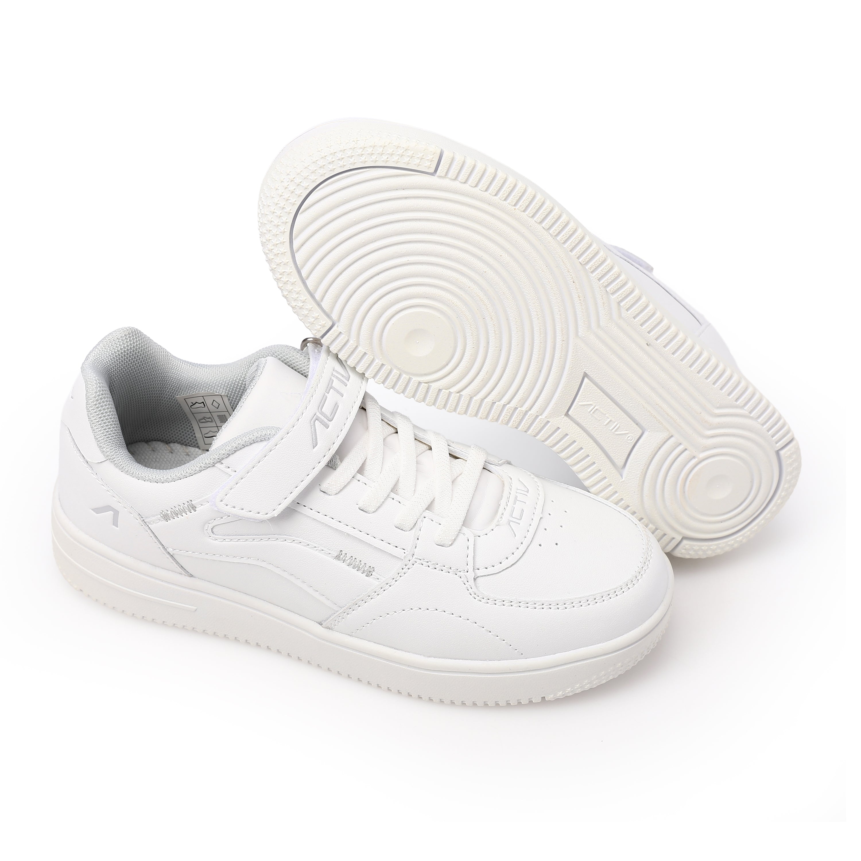 ACTIV KIDS VELCRO SHOES - WHITE