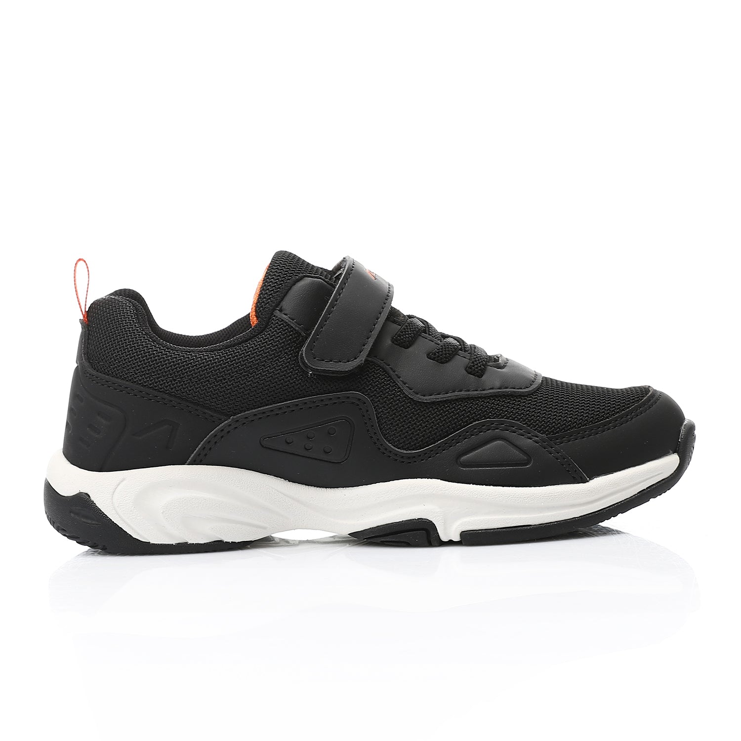 ACTIV KIDS VELCRO SHOES - BLK*ORNG