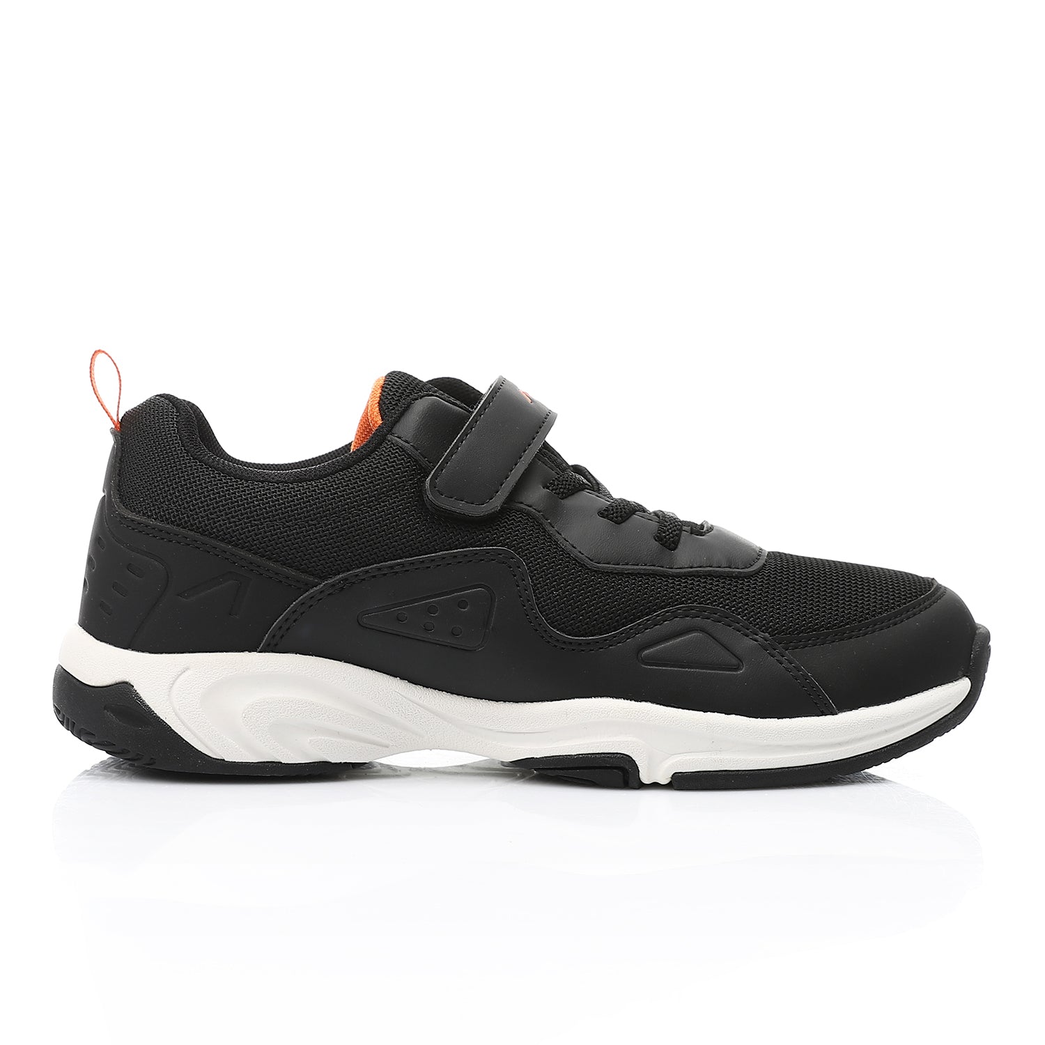 ACTIV BOY'S VELCRO SHOES - اسود*برتقالي