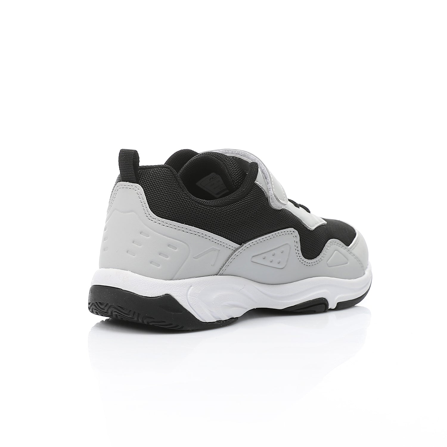 ACTIV BOY'S VELCRO SHOES - رمادى فاتح*اسود