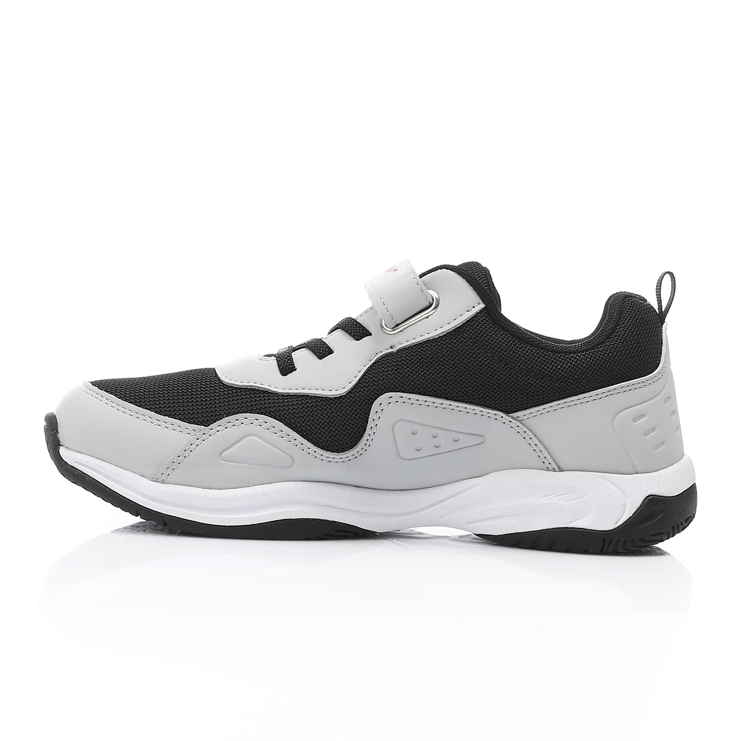 ACTIV BOY'S VELCRO SHOES - رمادى فاتح*اسود