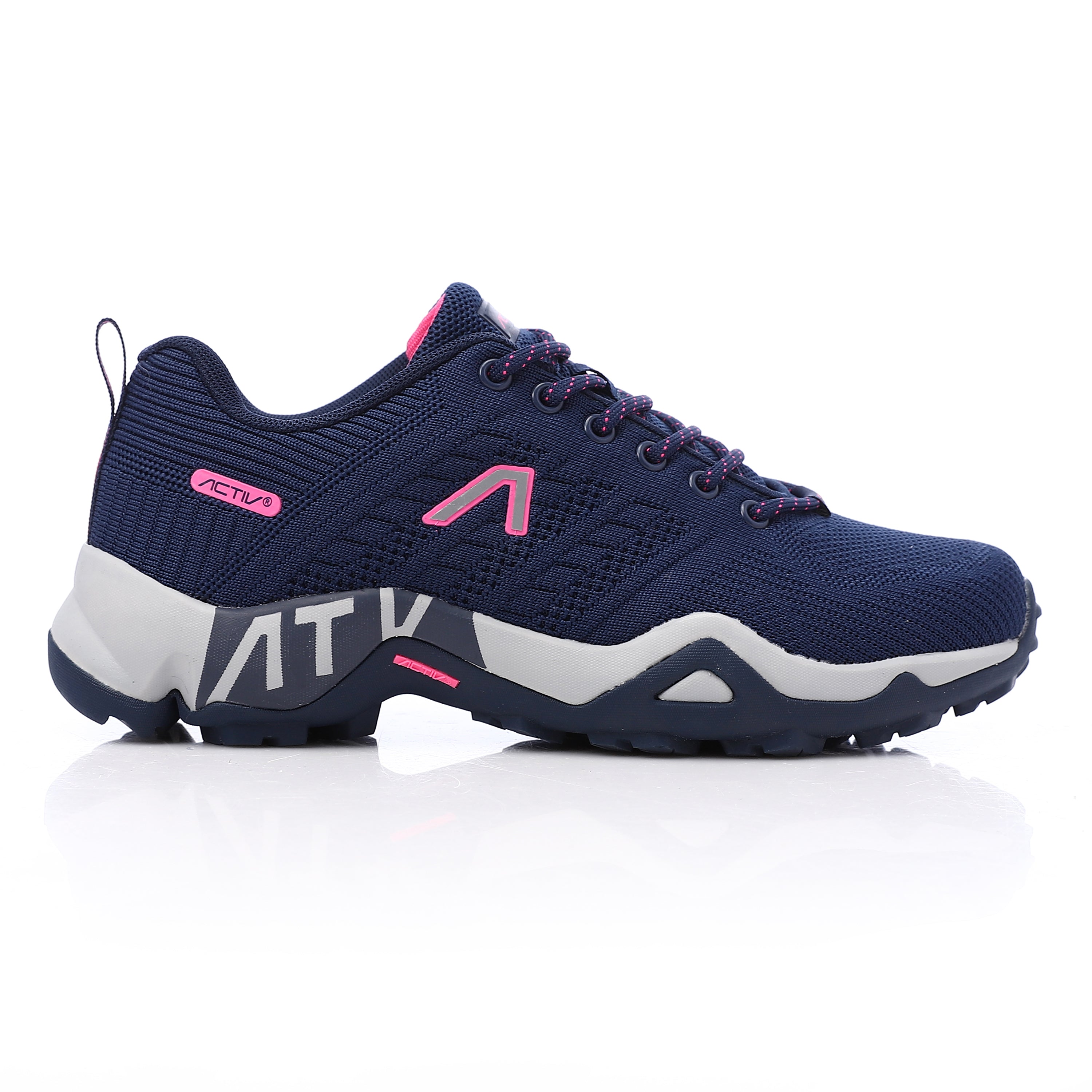 ACTIV WOMEN'S TREKKING SHOES - NVY & FUCH