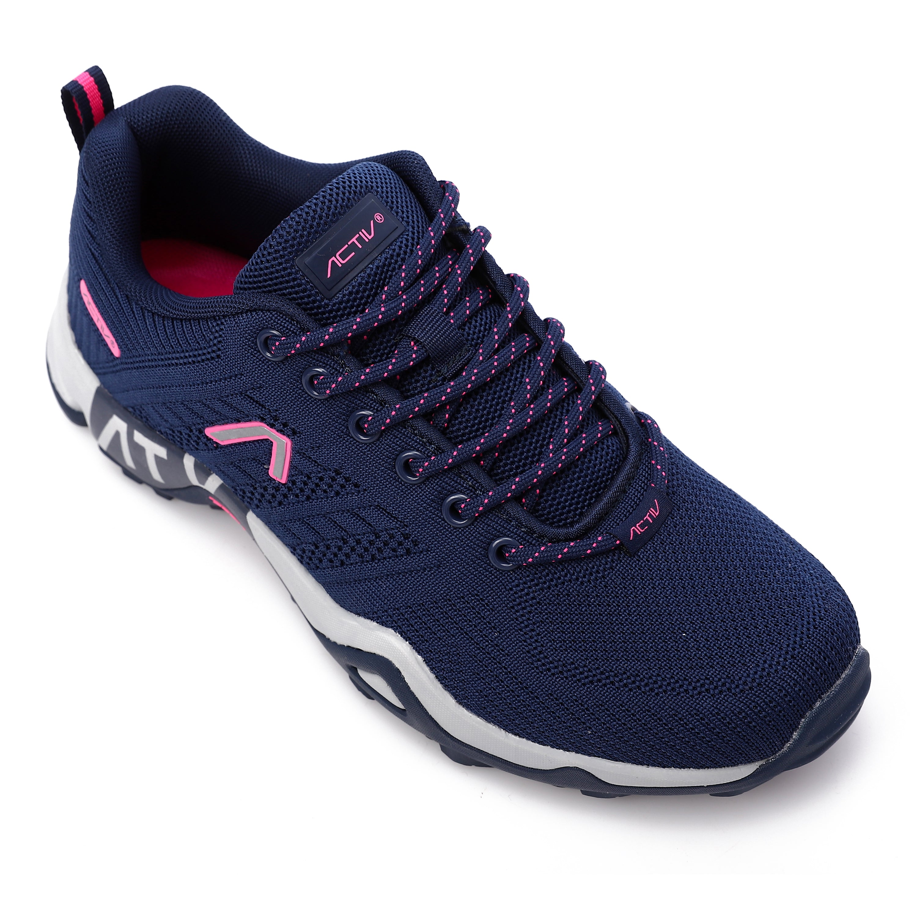 ACTIV WOMEN'S TREKKING SHOES - NVY & FUCH