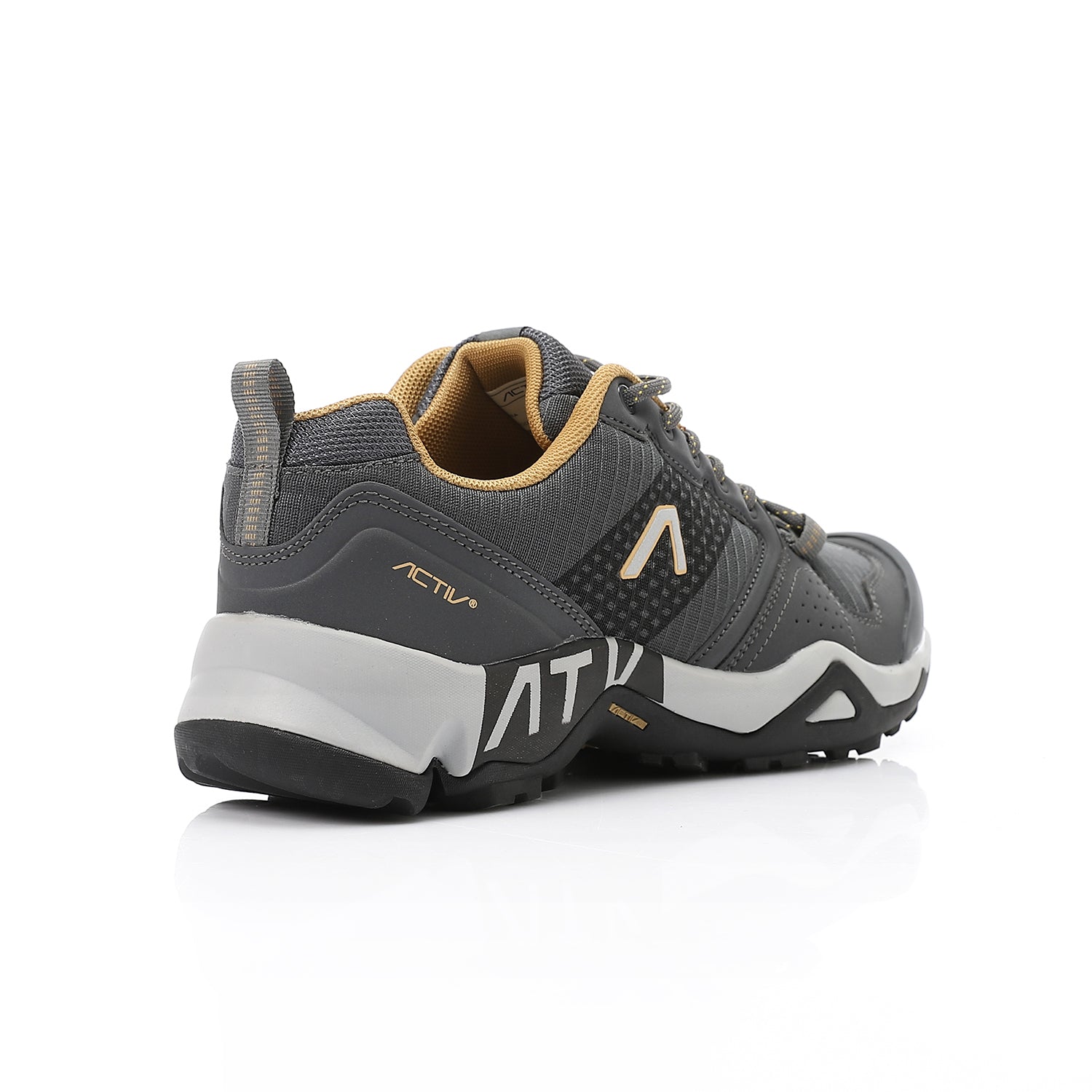 ACTIV MEN'S TREKKING SHOES - رمادى*اصفر