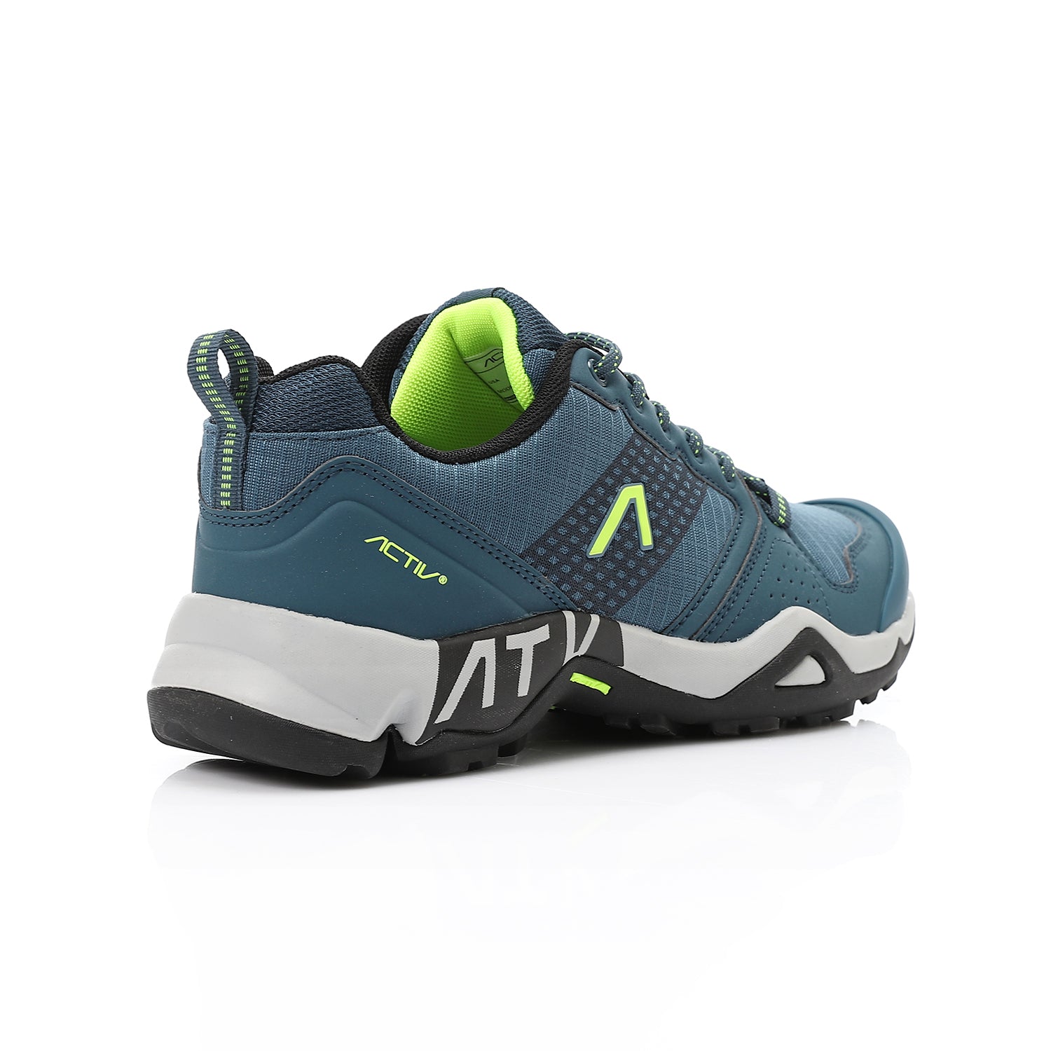ACTIV MEN'S TREKKING SHOES - بترولي*ليمونى