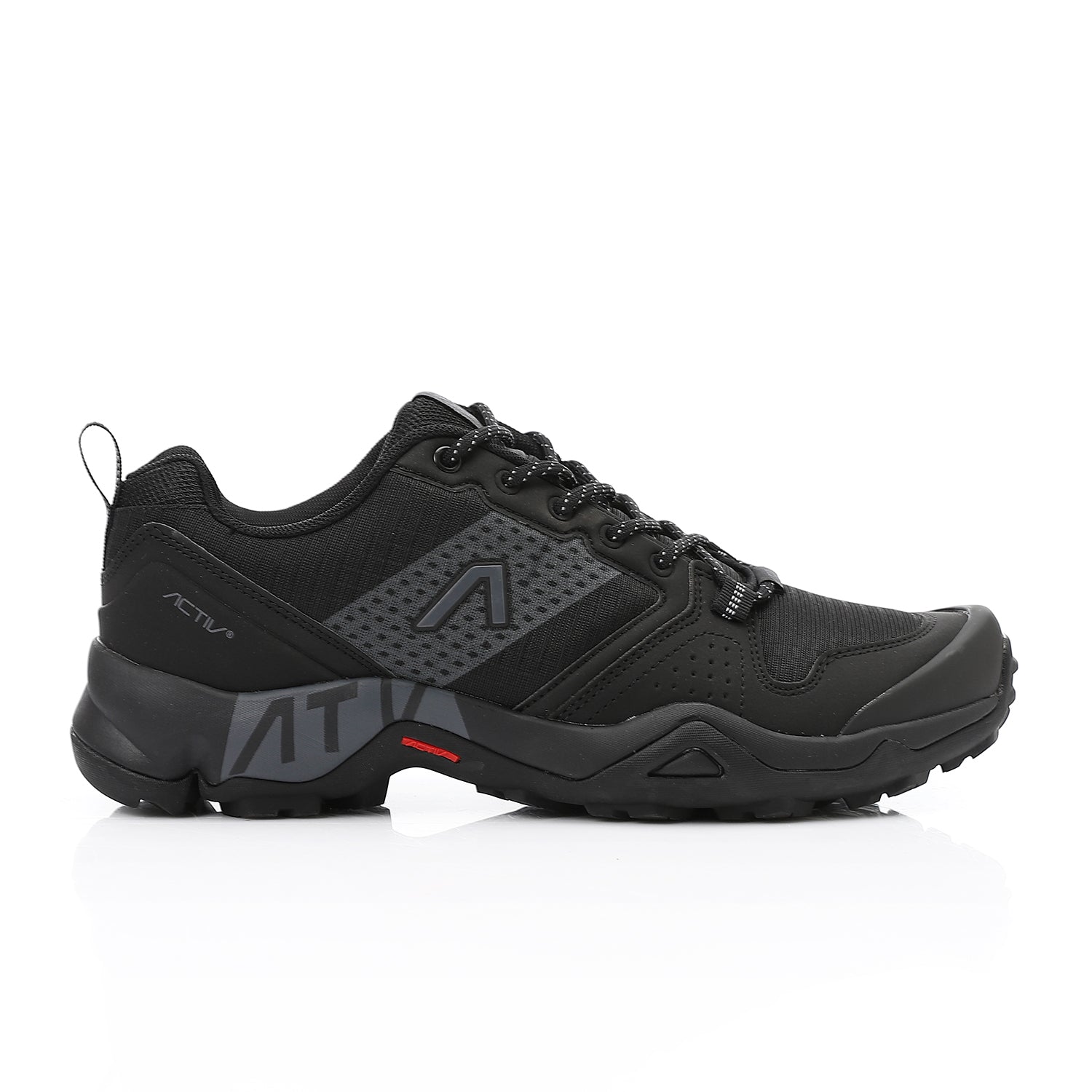 ACTIV MEN'S TREKKING SHOES - اسود