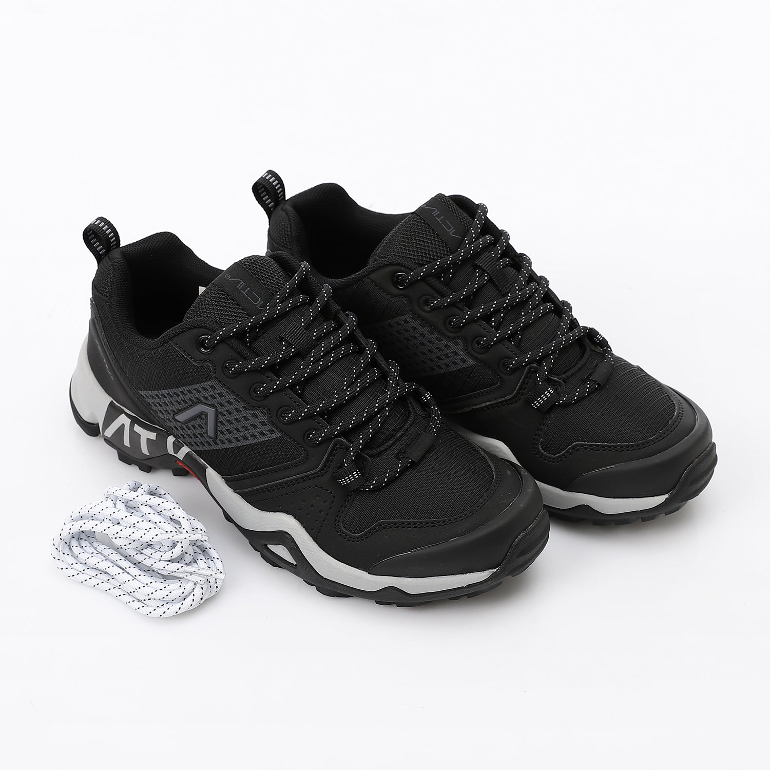 ACTIV WOMEN'S TREKKING SHOES - اسود