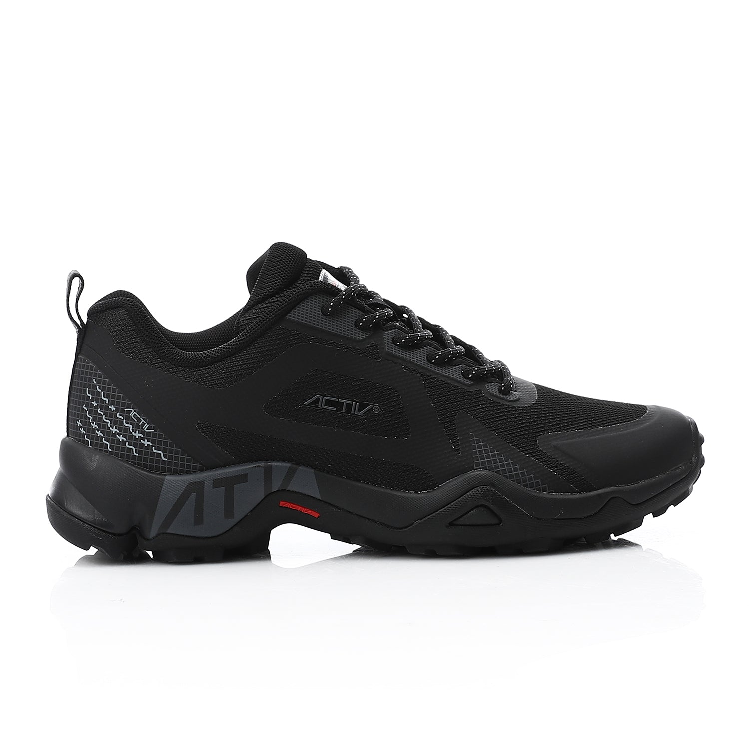 ACTIV MEN'S TREKKING SHOES - BLACK
