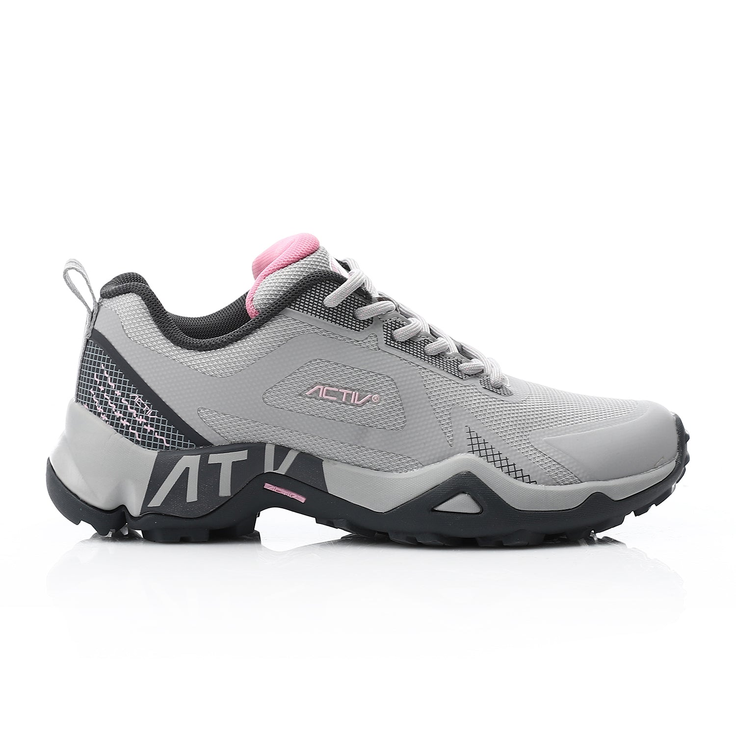 ACTIV WOMEN'S TREKKING SHOES - GRY*PINK