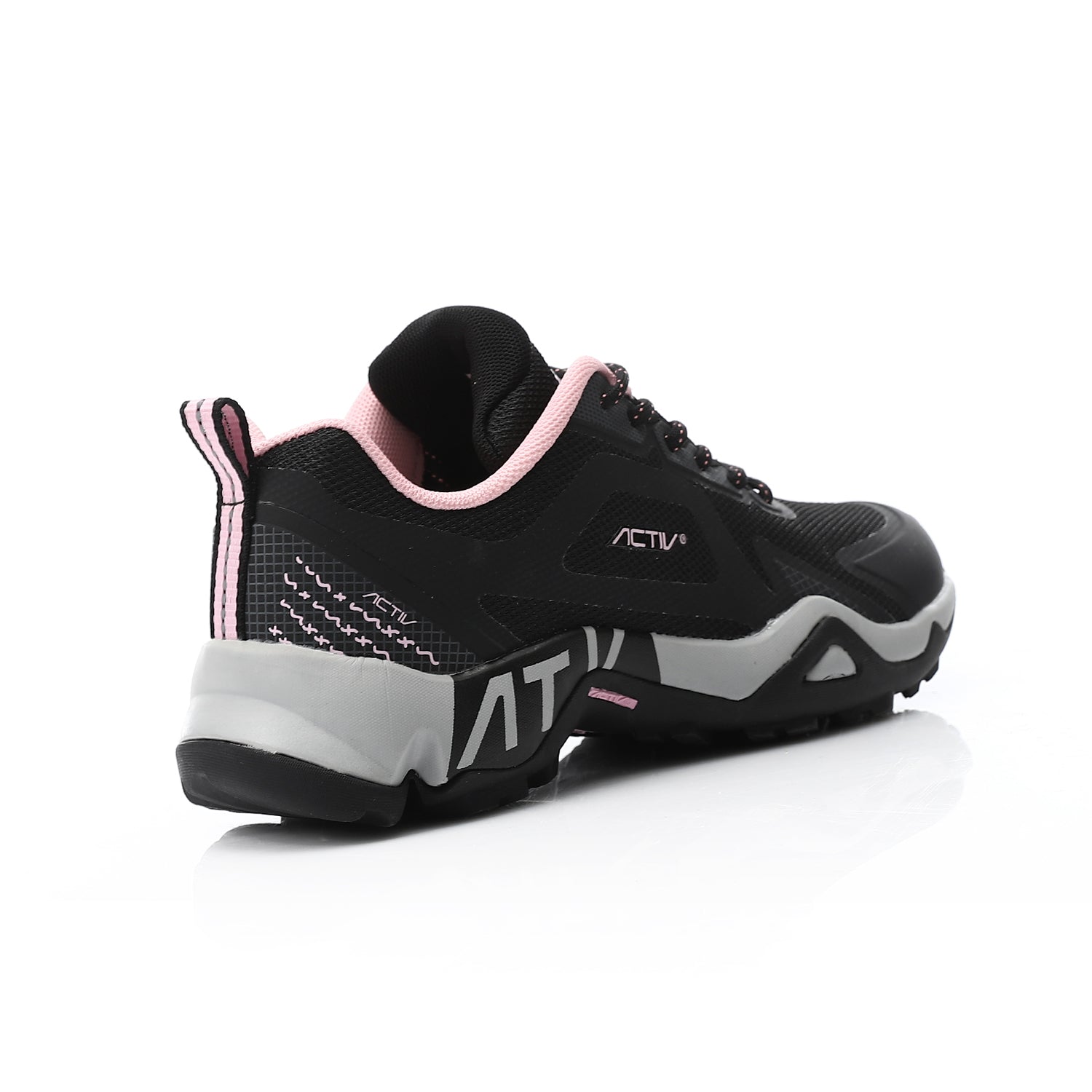 ACTIV WOMEN'S TREKKING SHOES - BLK*PINK