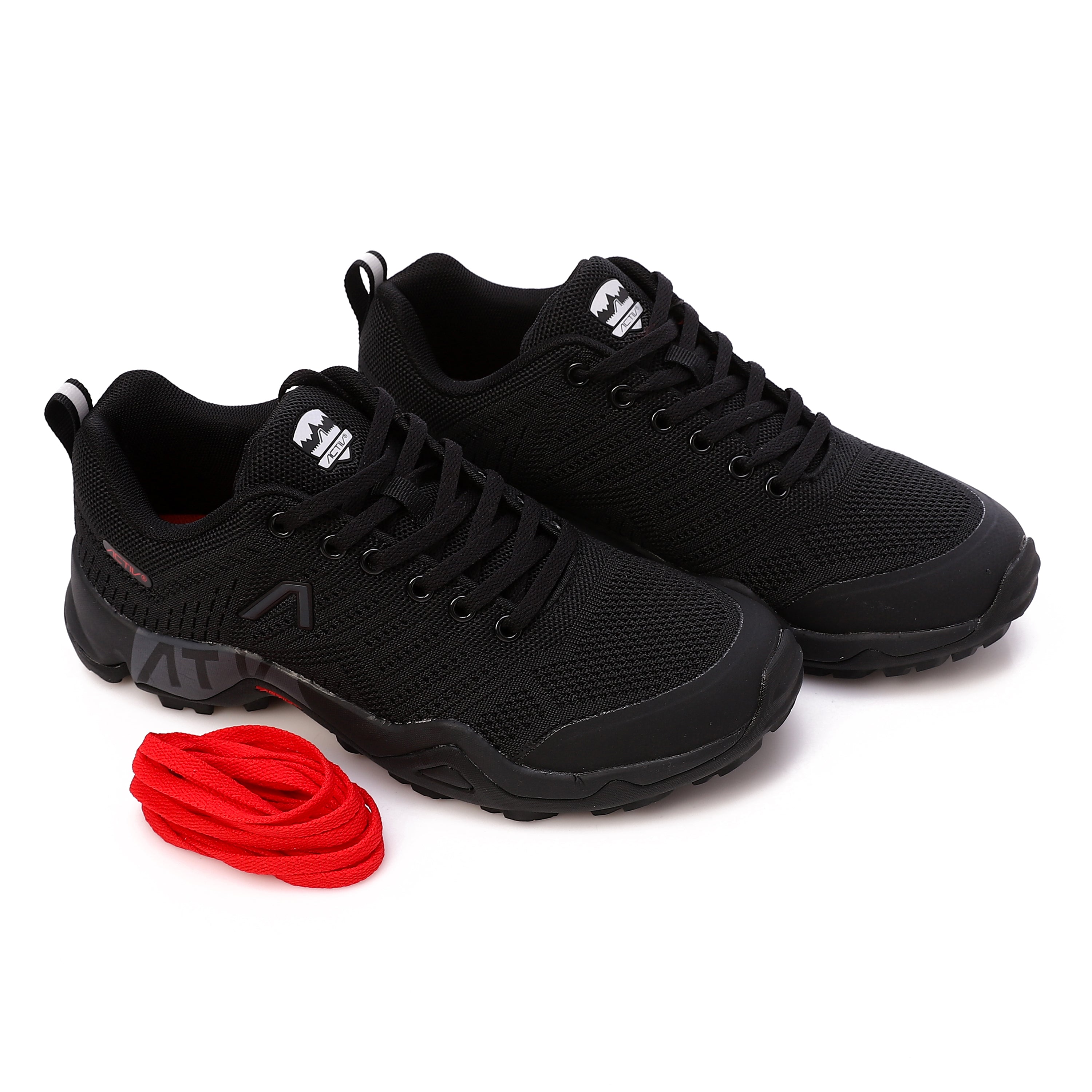 ACTIV WOMEN'S TREKKING SHOES - BLACK
