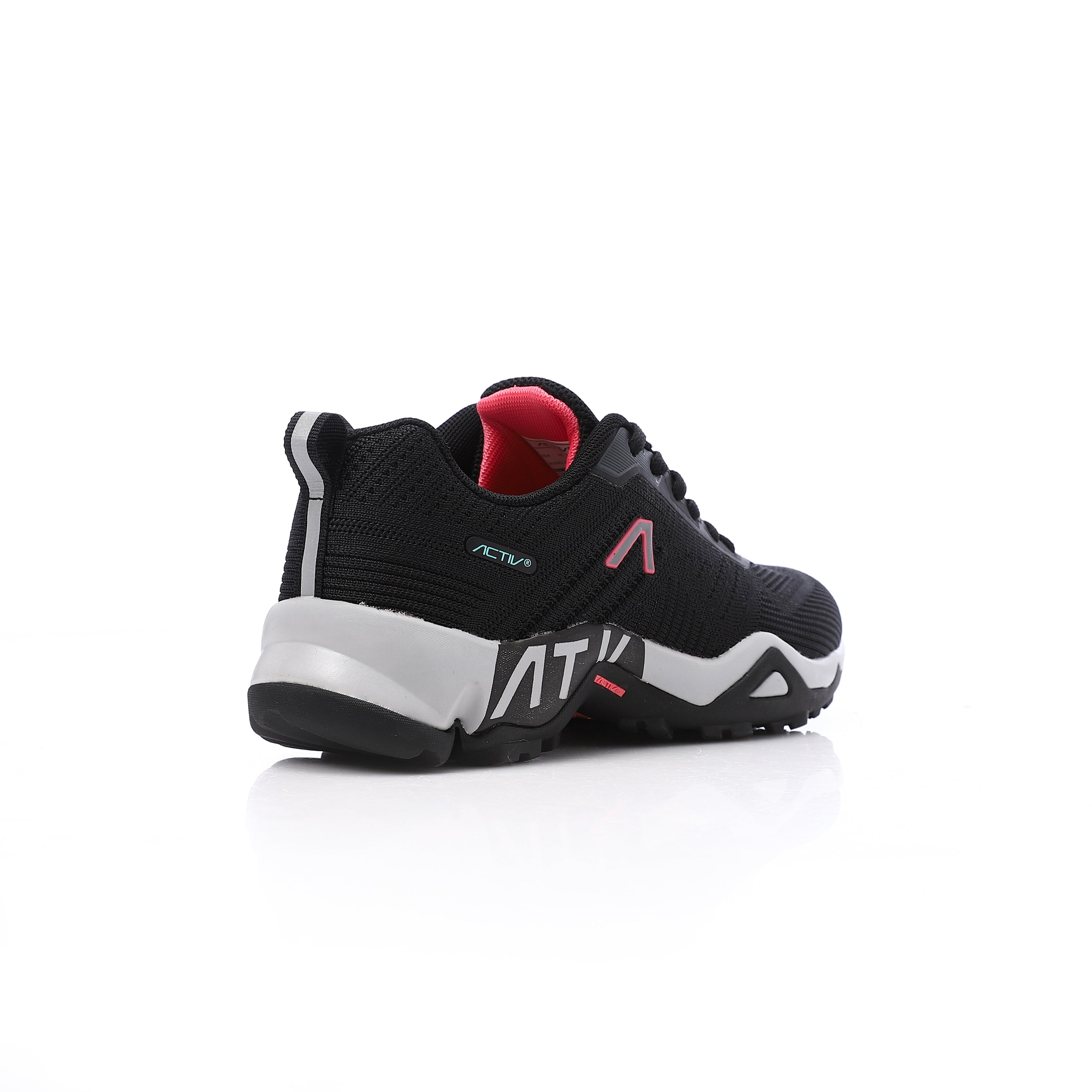 ACTIV WOMEN'S TREKKING SHOES - BLK & PINK