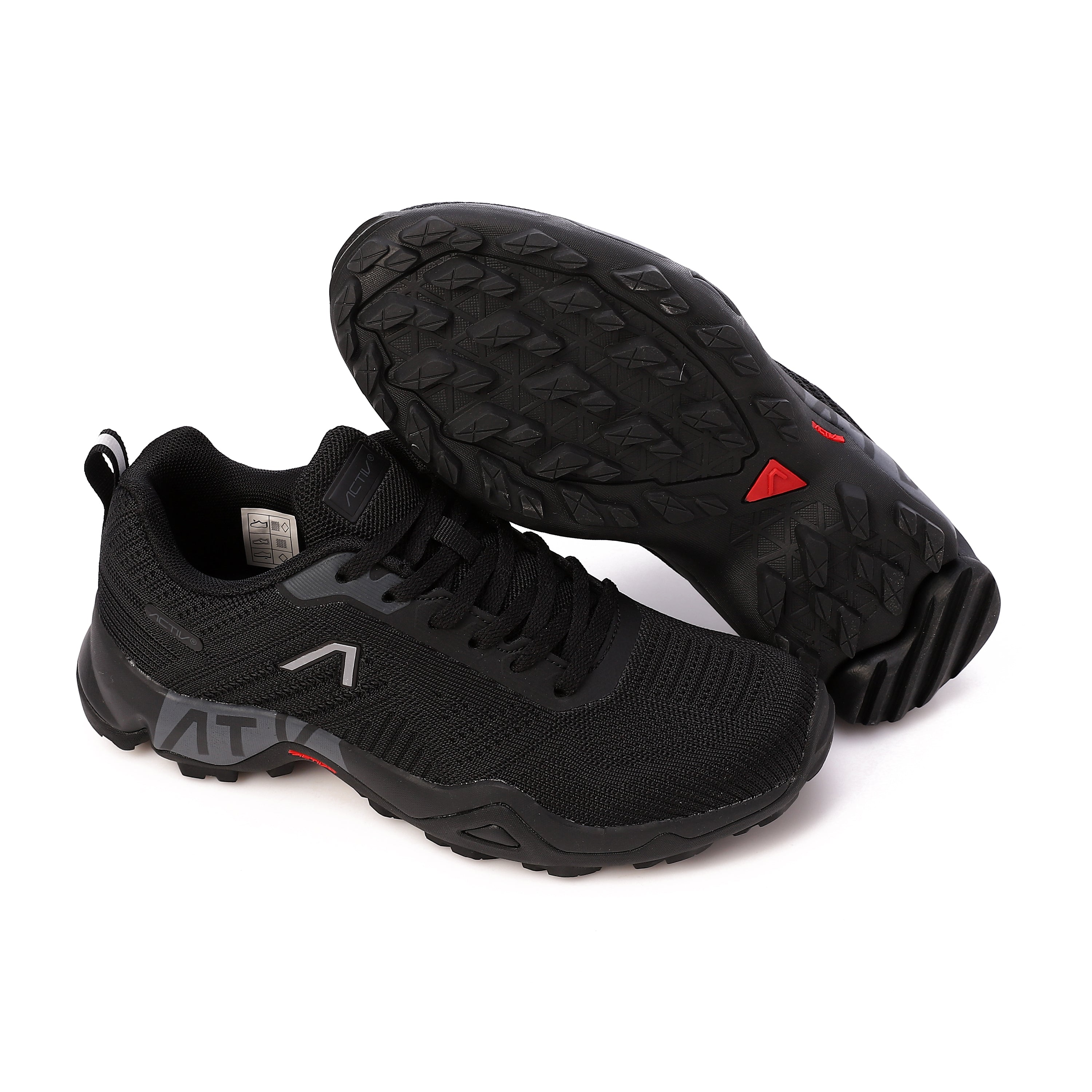 ACTIV WOMEN'S TREKKING SHOES - اسود