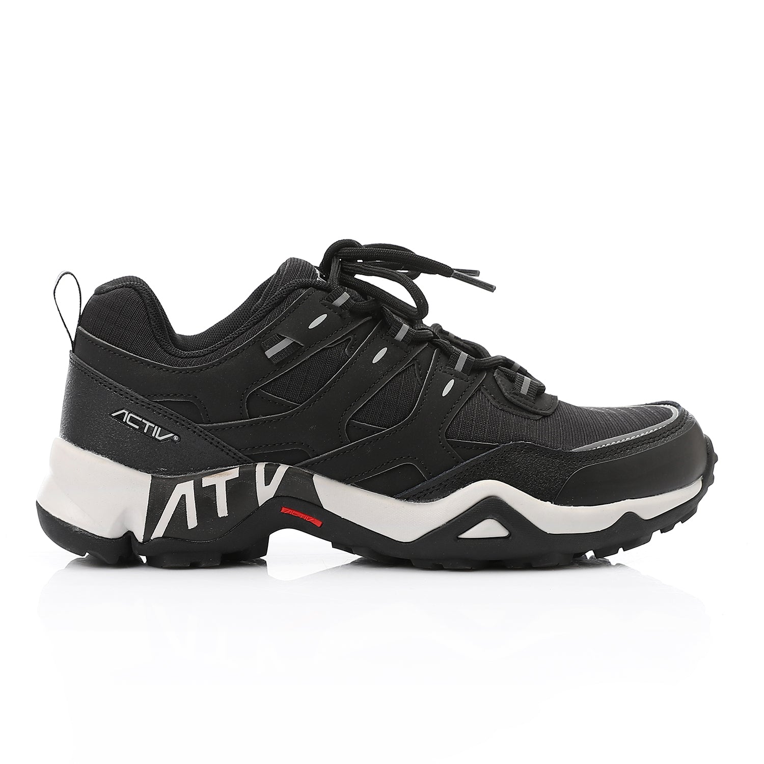 ACTIV MEN'S TREKKING SHOES - اسود