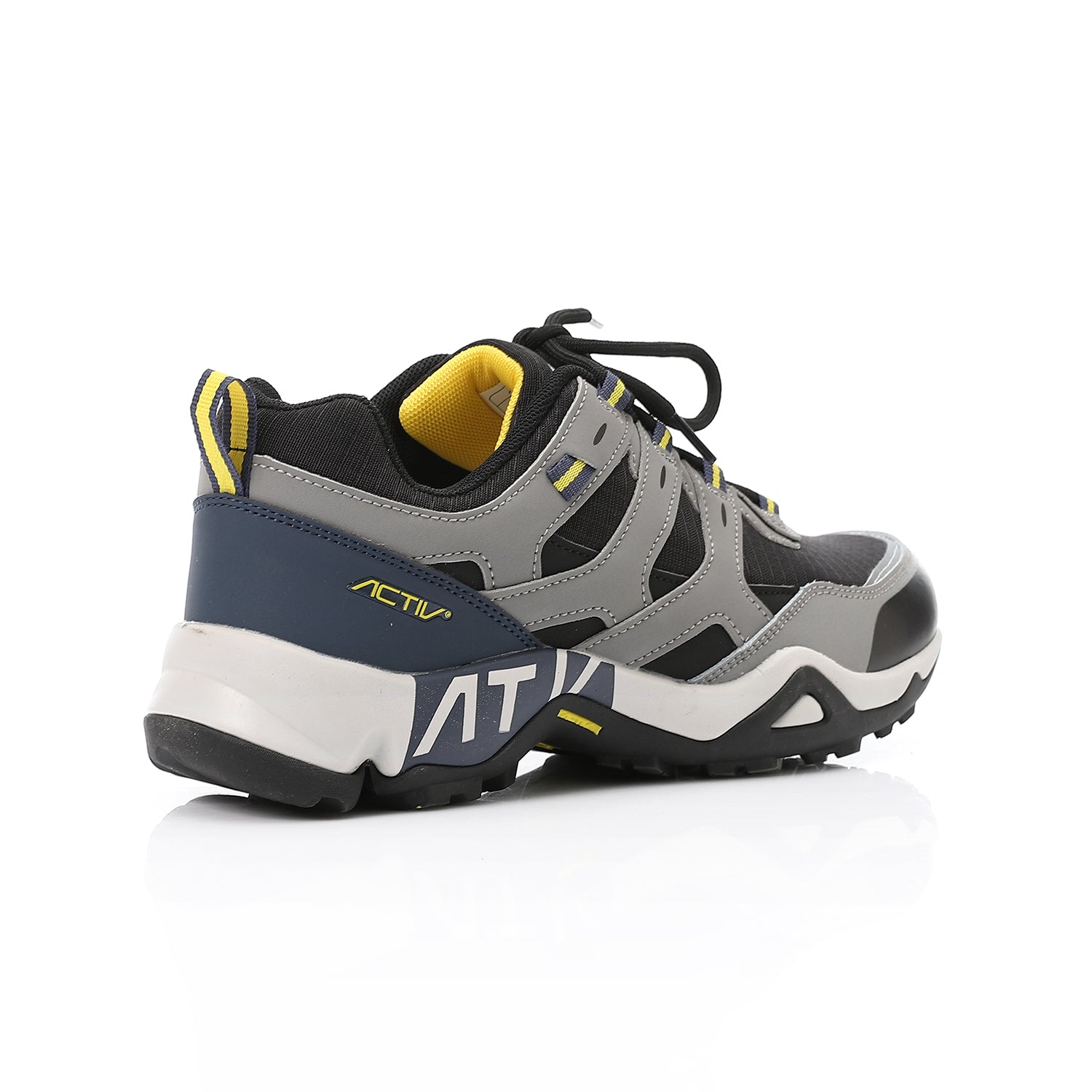 ACTIV MEN'S TREKKING SHOES - رمادى*اسود