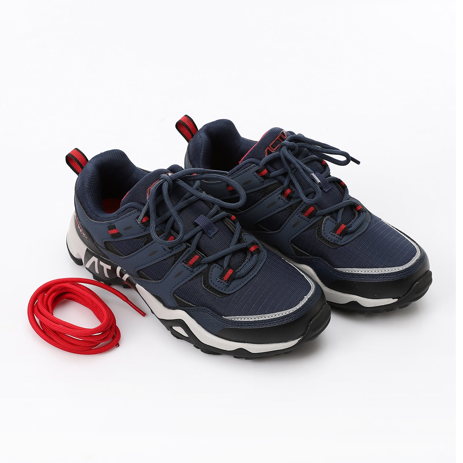 ACTIV WOMEN'S TREKKING SHOES - كحلي*احمر