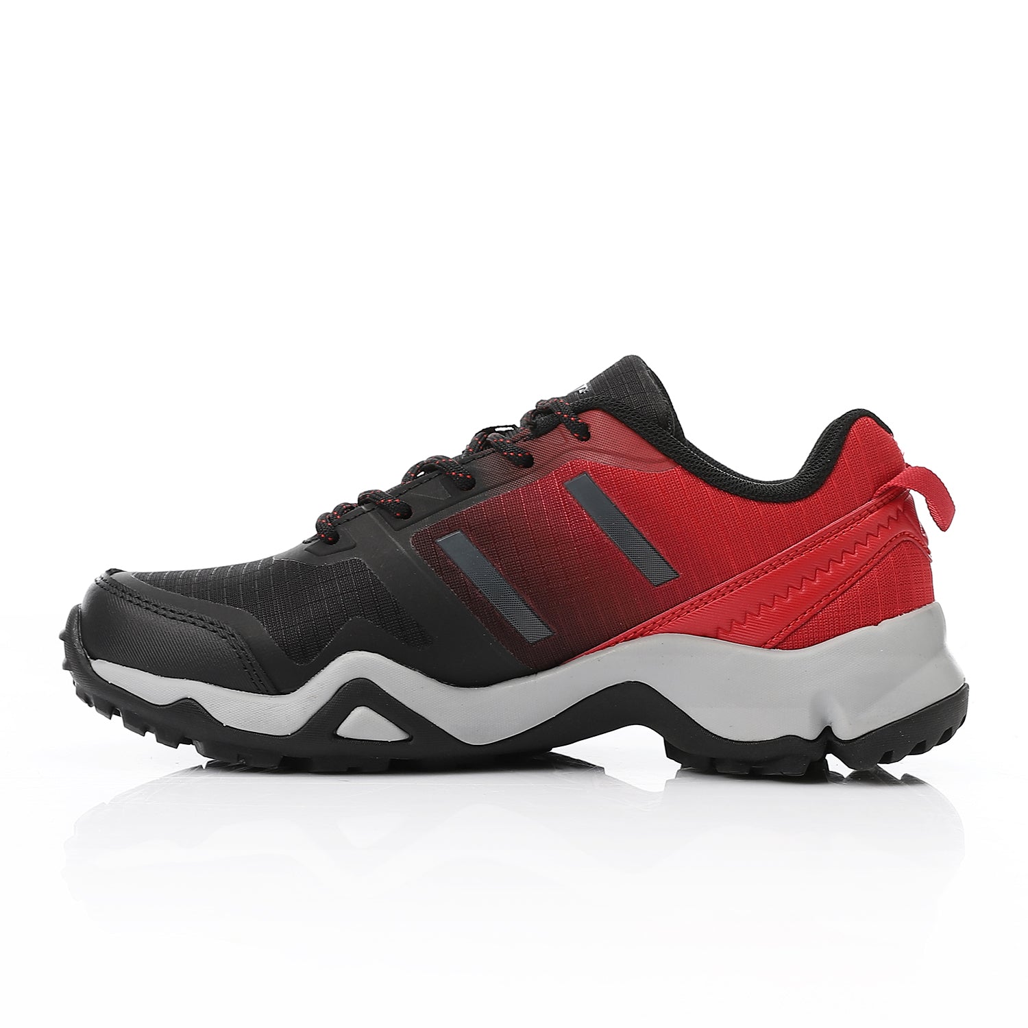 ACTIV WOMEN'S TREKKING SHOES - BLK &amp; RED 