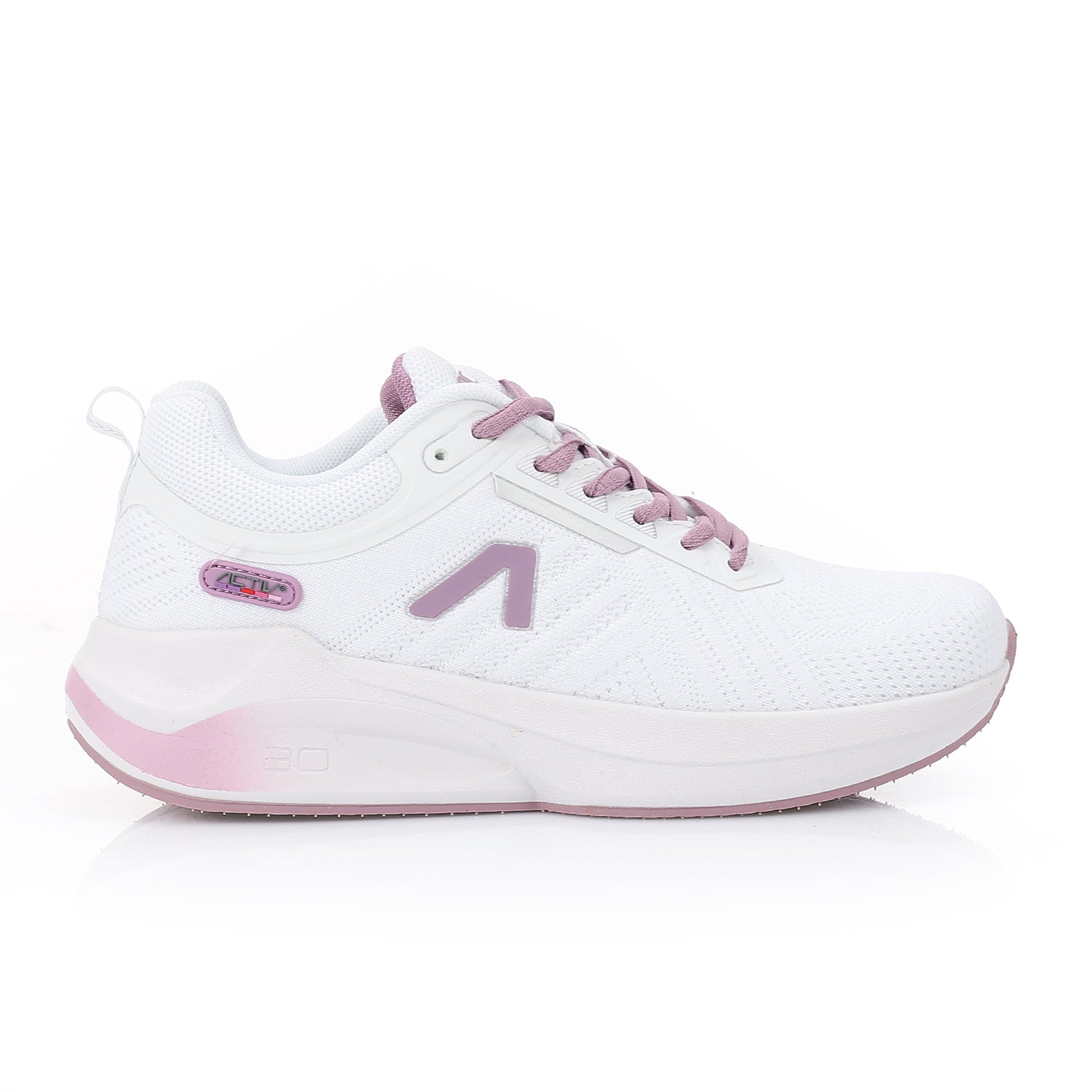ACTIV MEN'S SHOES - WHT & PURP