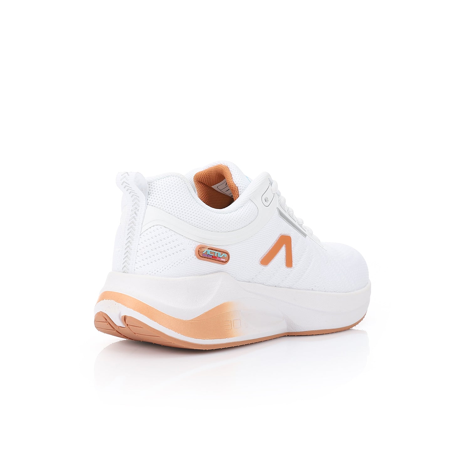 ACTIV MEN'S SHOES - WHT & ORNG