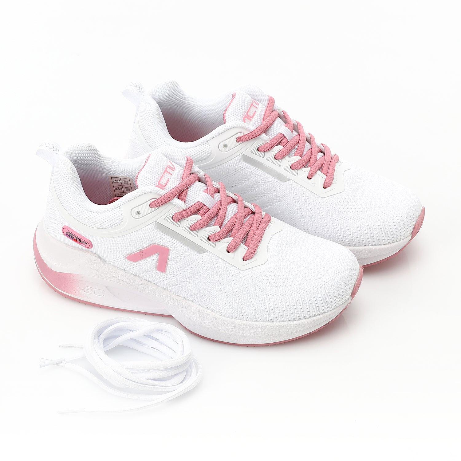 ACTIV WOMEN'S SHOES - WHT & PINK