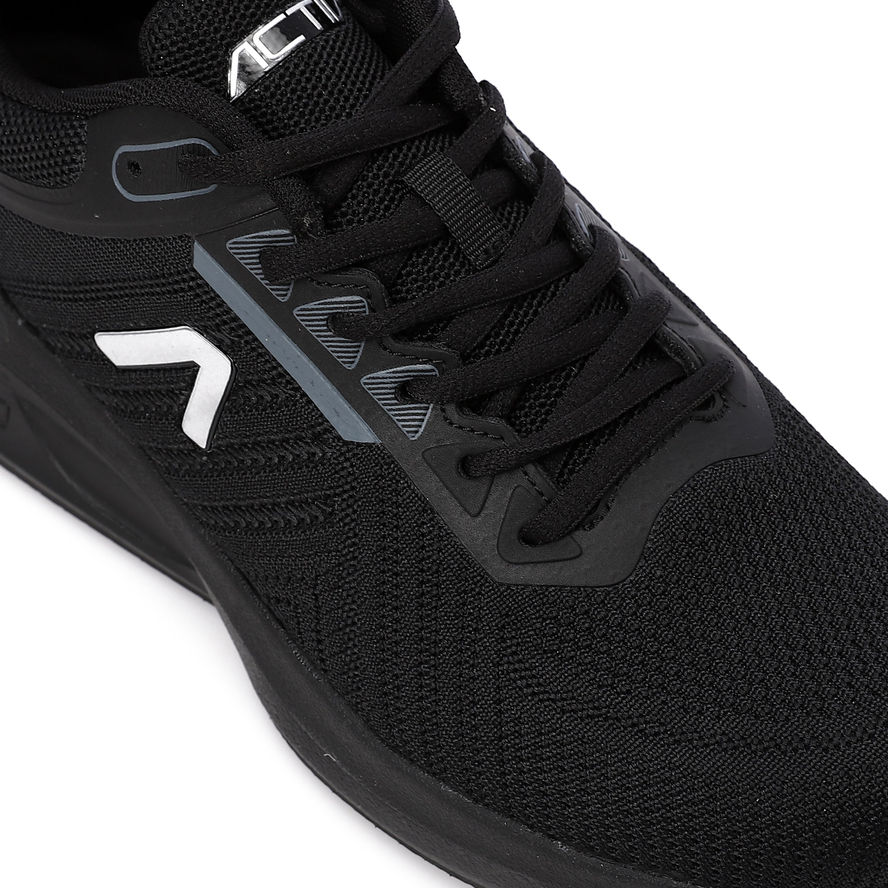 ACTIV MEN'S SHOES - BLK &amp; SILV 