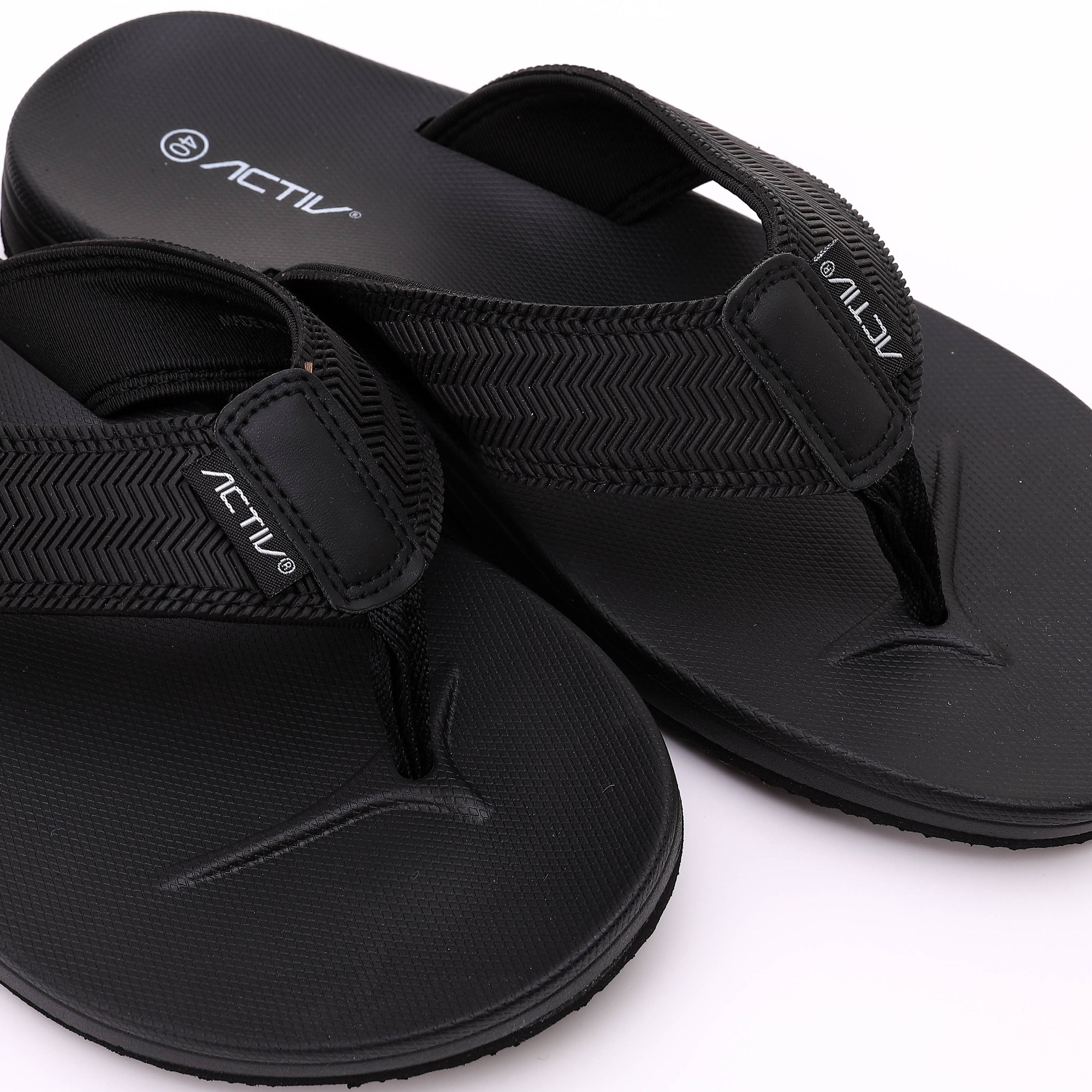 ACTIV MEN'S FLIP FLOP - BLACK