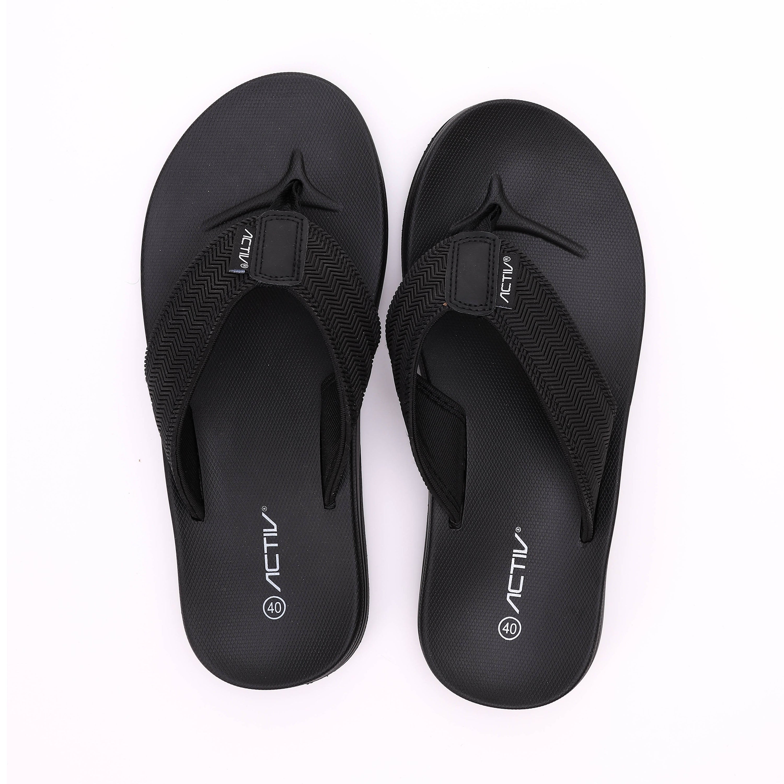ACTIV MEN'S FLIP FLOP - BLACK