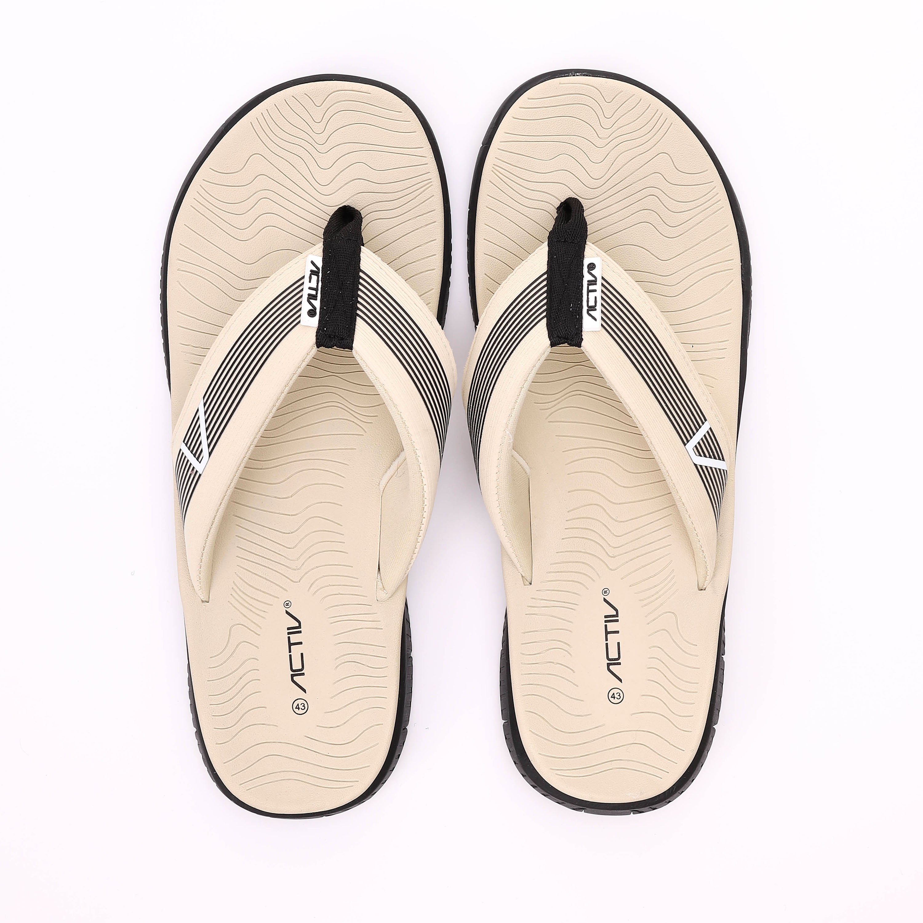 ACTIV MEN'S FLIP FLOP - بيج