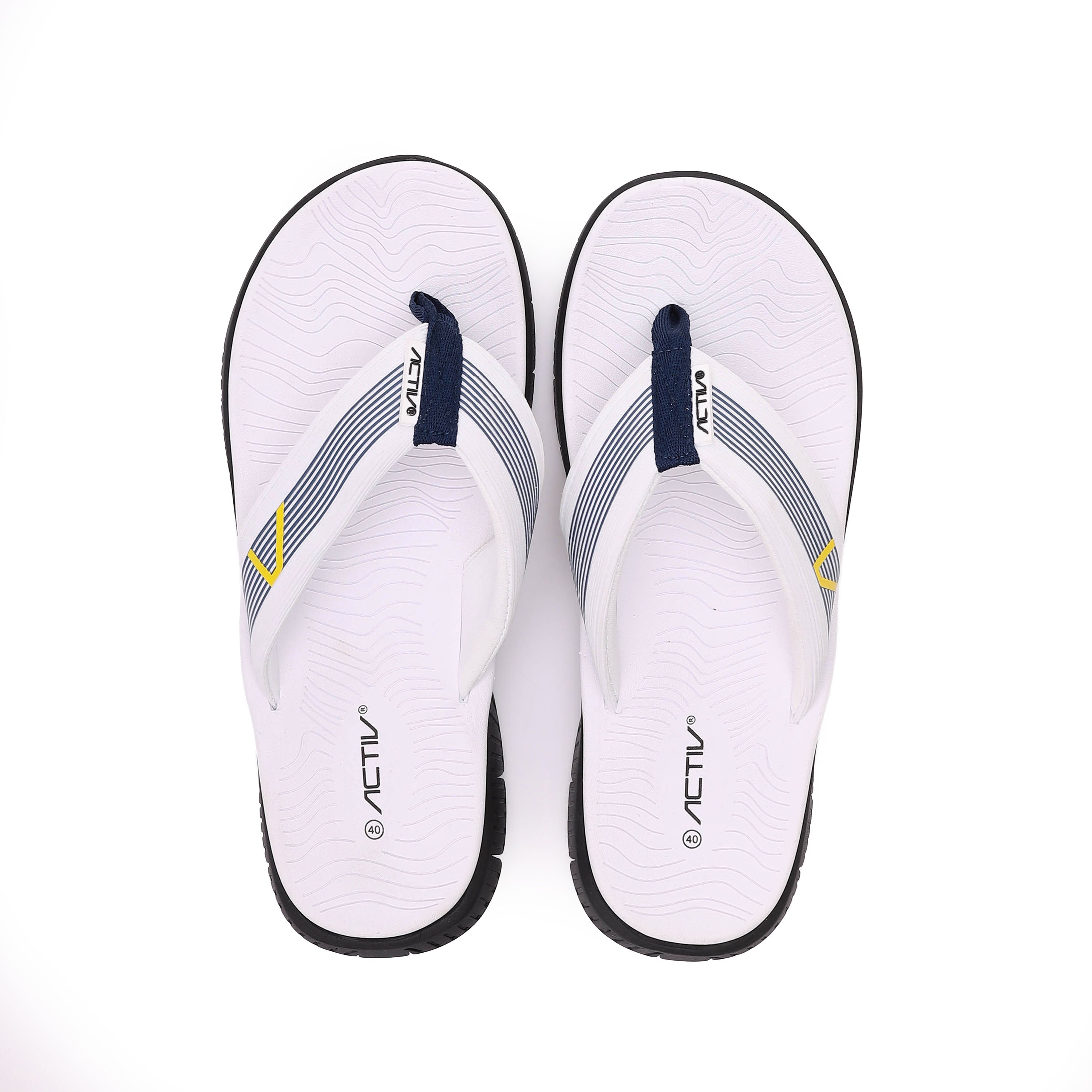 ACTIV MEN'S FLIP FLOP - ابيض