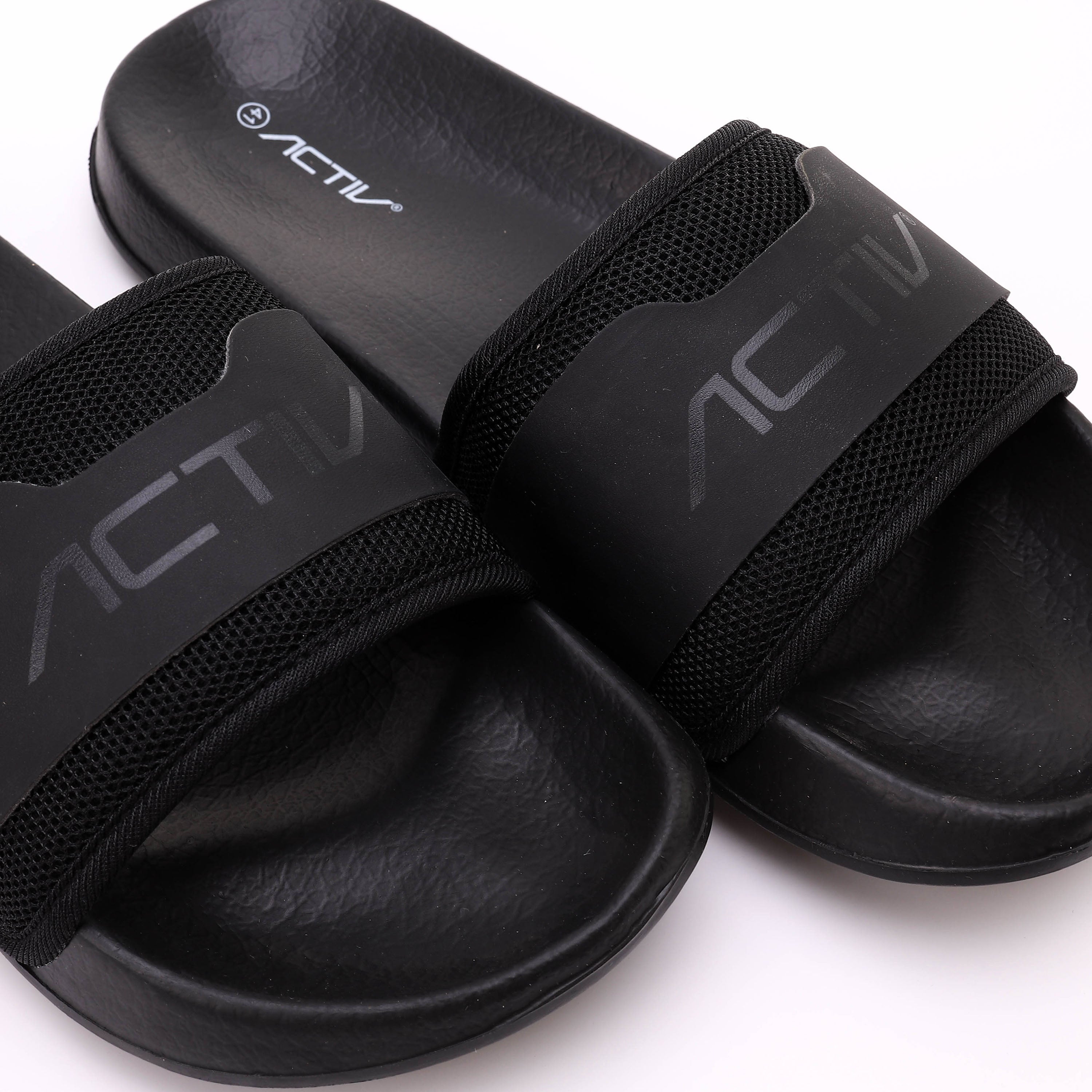 ACTIV MEN'S SLIPPER - اسود