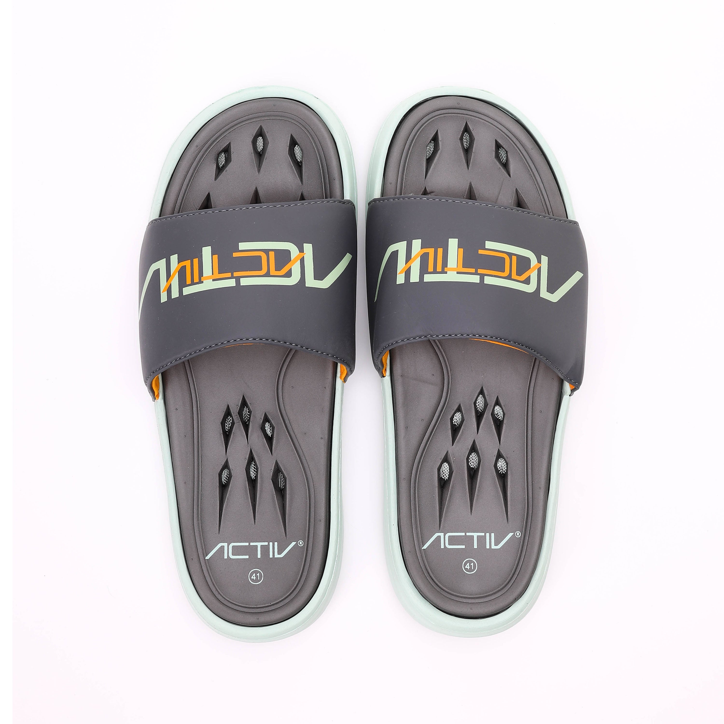 ACTIV MEN'S SLIPPER - رمادى