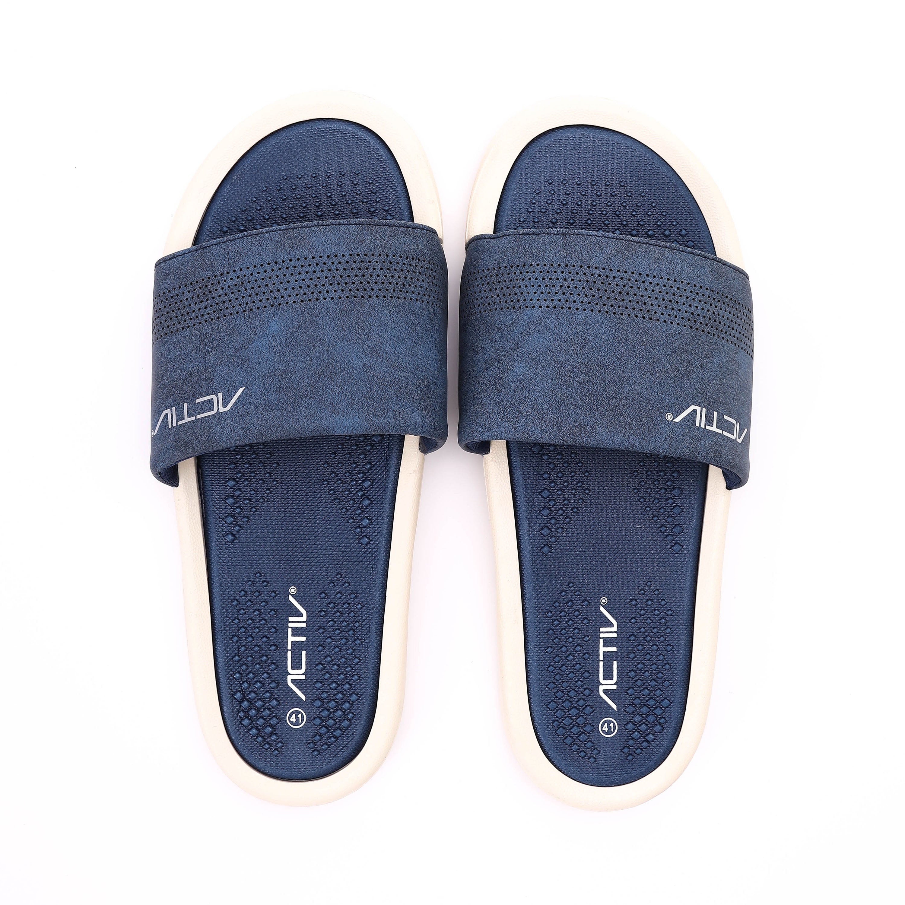 ACTIV MEN'S SLIPPER - كحلي*ابيض