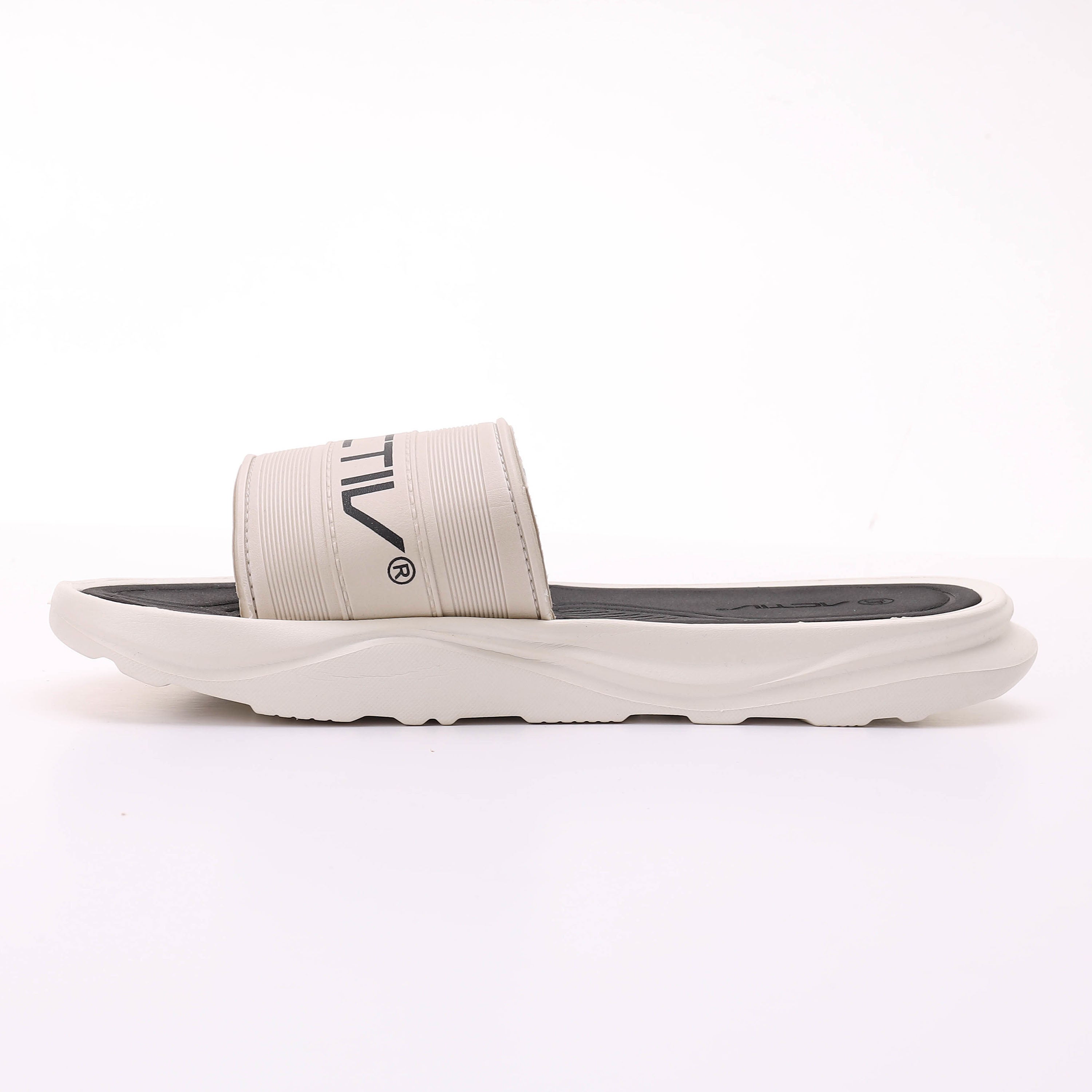 ACTIV MEN'S SLIPPER - ابيض*اسود