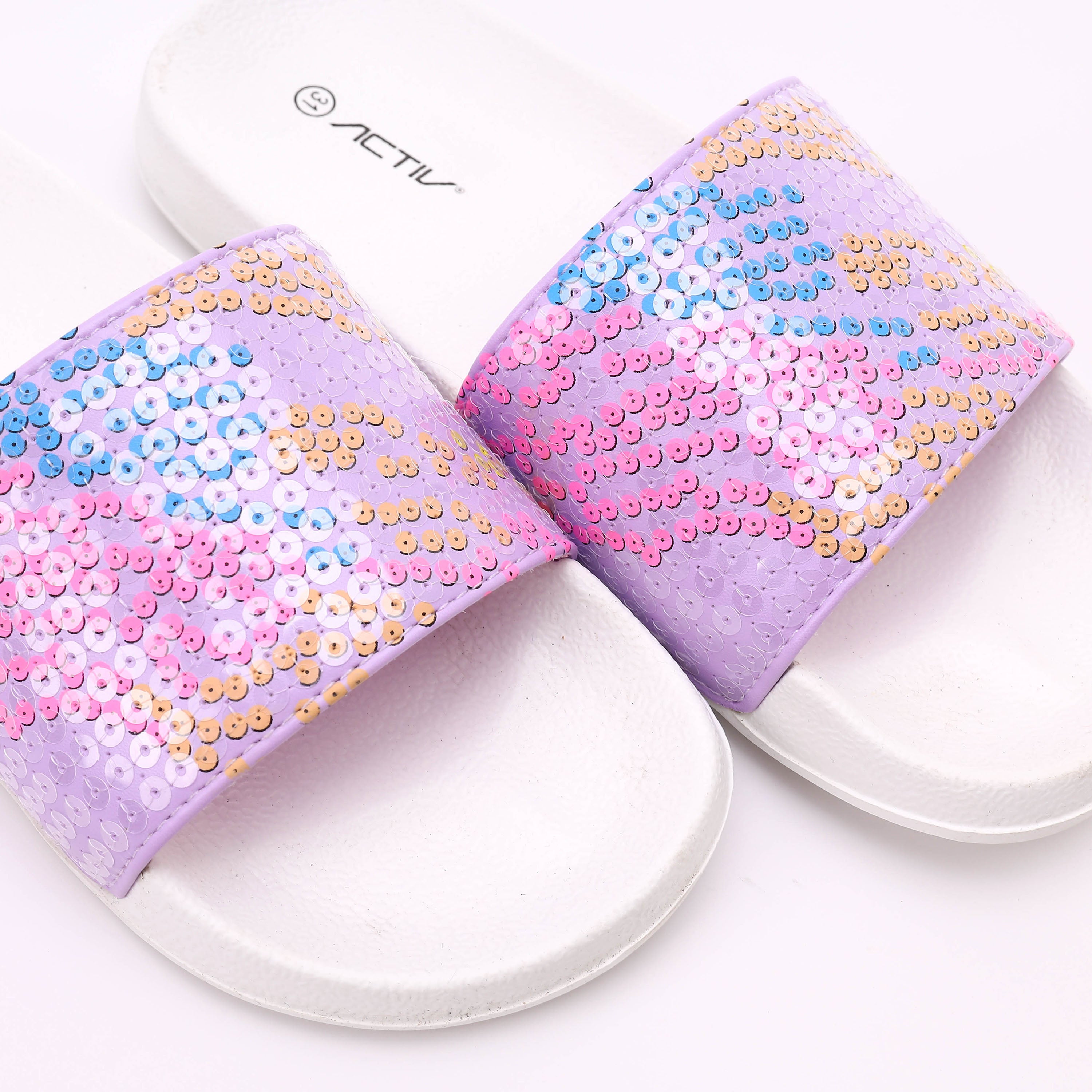 ACTIV KIDS SLIPPER - بنفسجى*ابيض