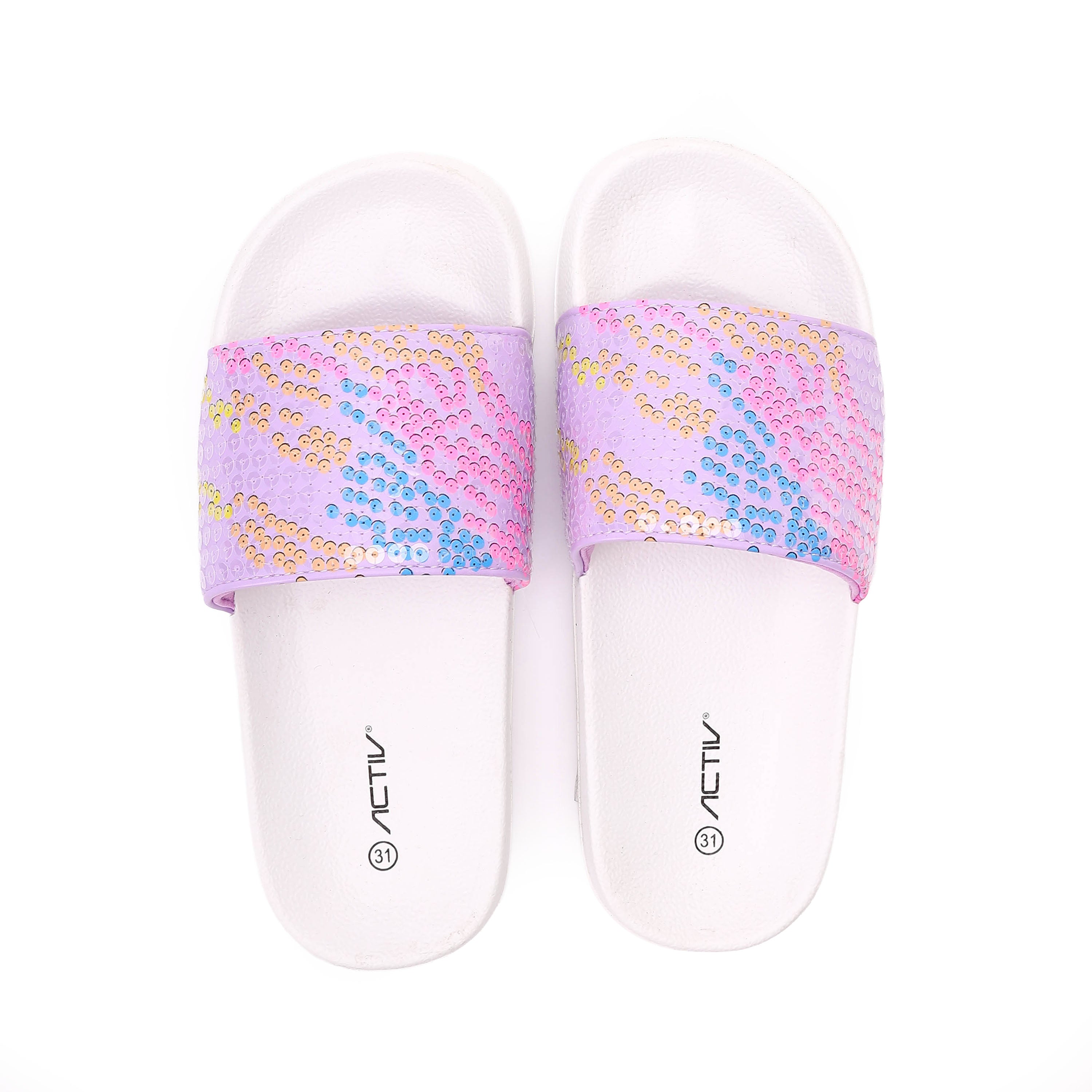 ACTIV KIDS SLIPPER - بنفسجى*ابيض
