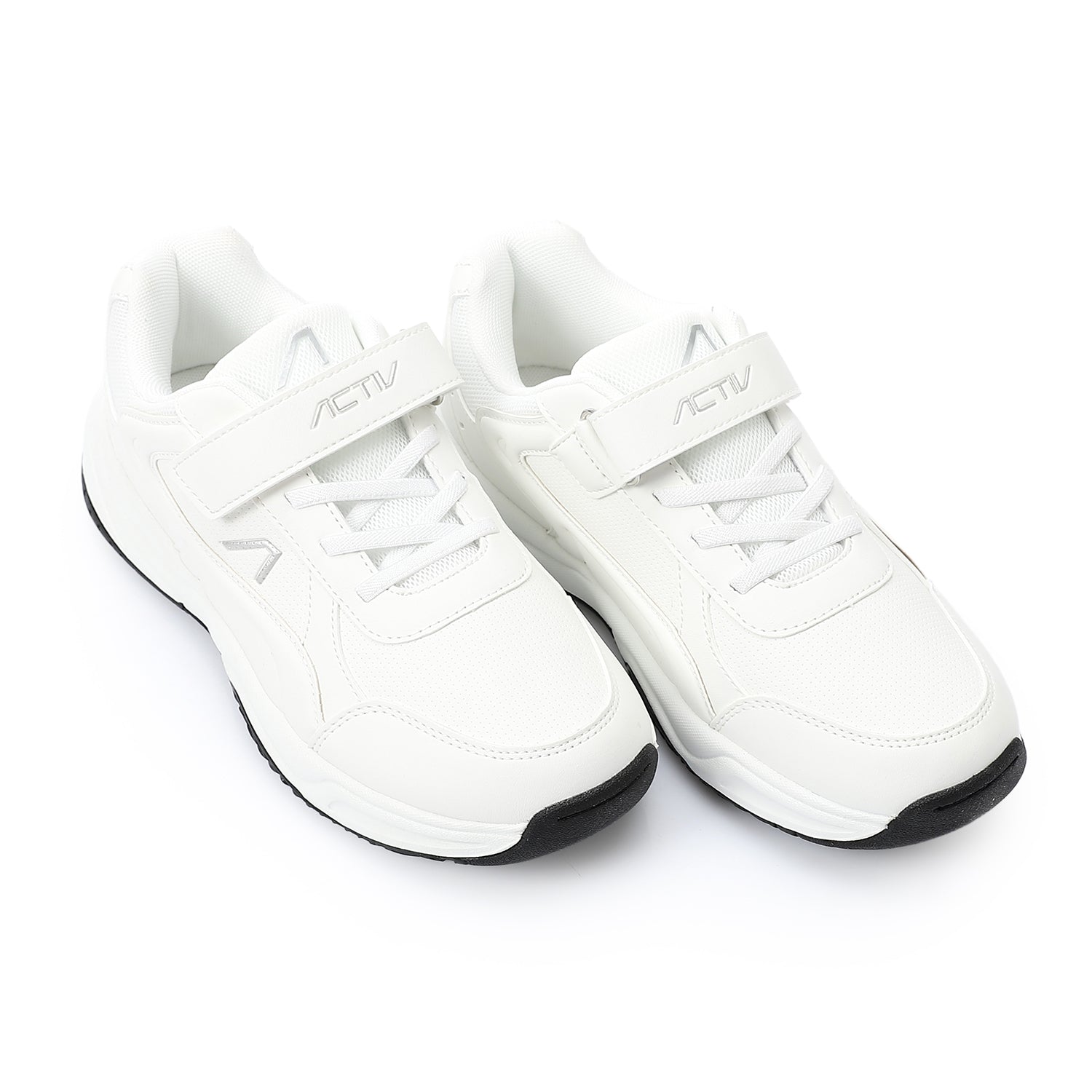 ACTIV YOUTH FASHON VELCRO SHOE - ابيض