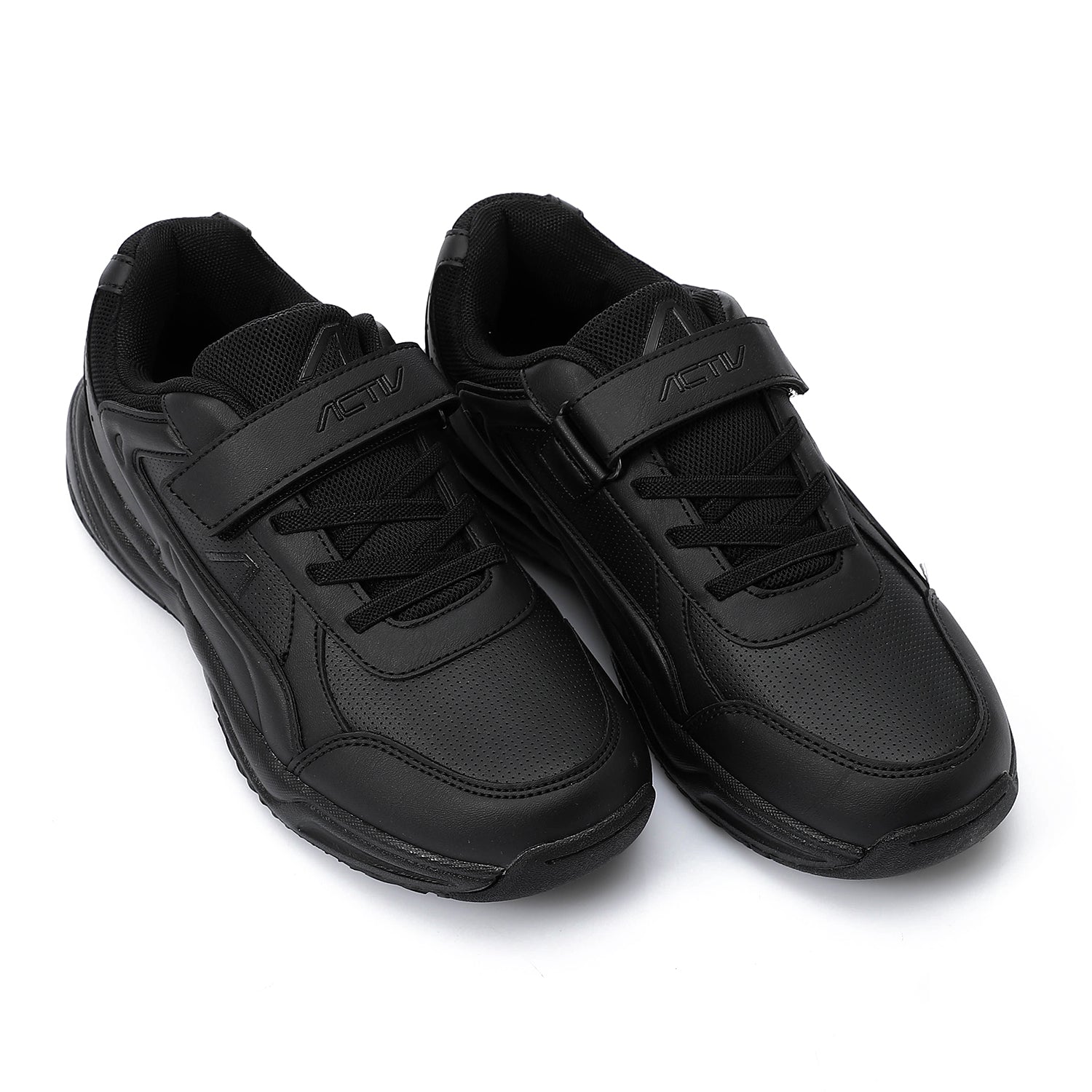 ACTIV YOUTH FASHON VELCRO SHOE - اسود