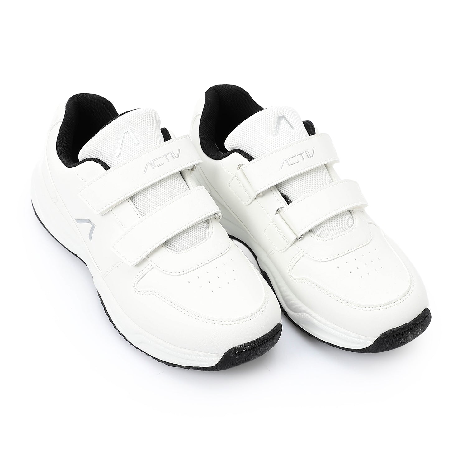 ACTIV YOUTH FASHON VELCRO SHOE - ابيض