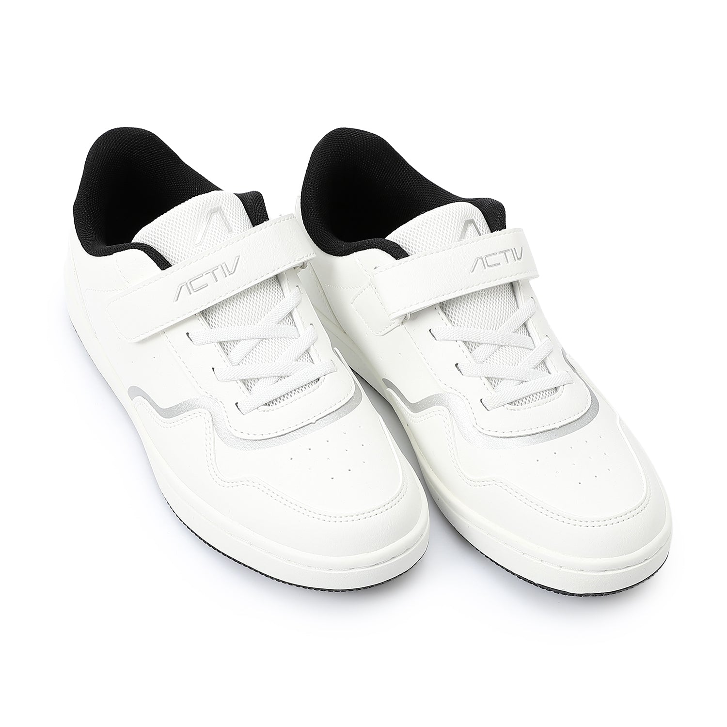 ACTIV YOUTH FASHON VELCRO SHOE - ابيض