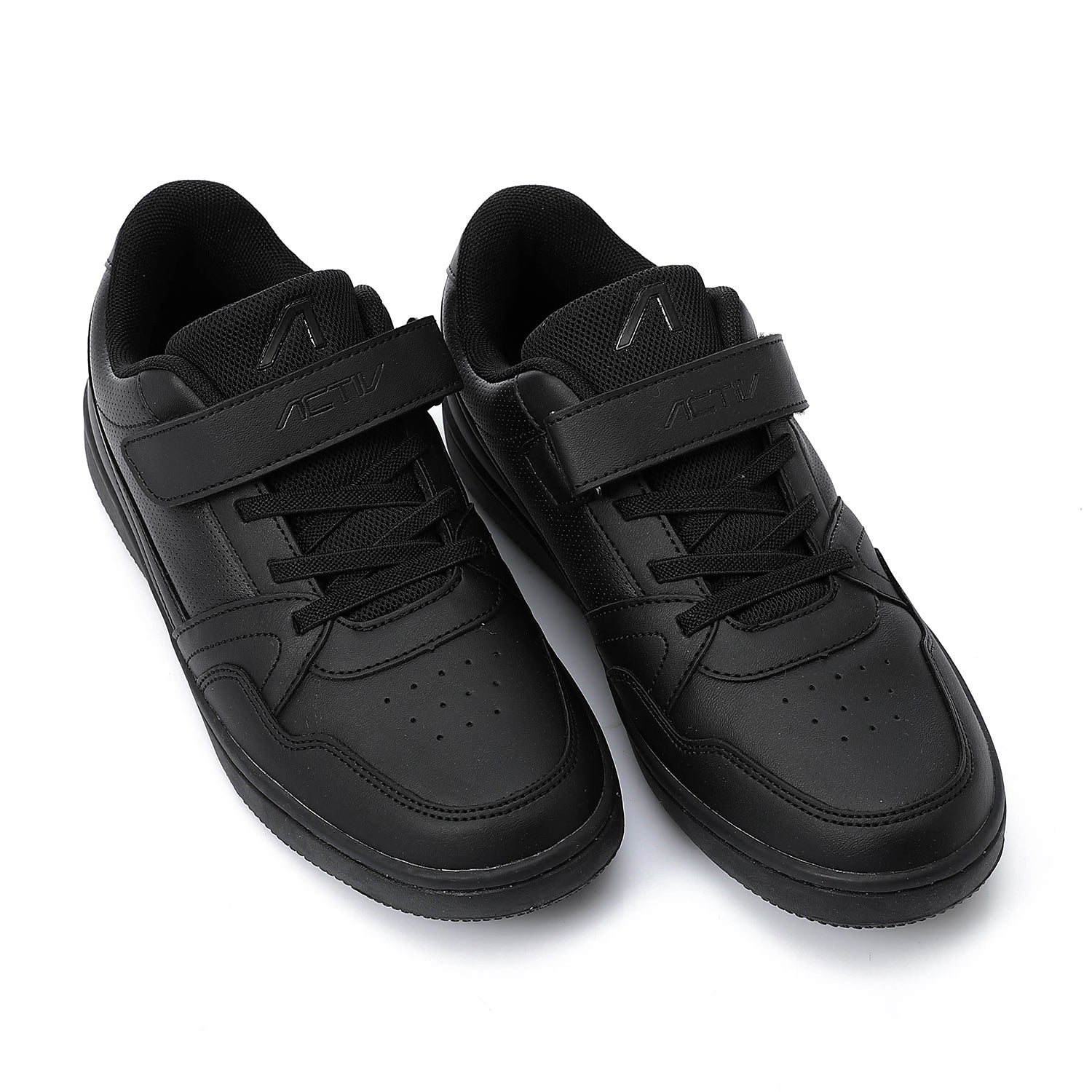 ACTIV YOUTH FASHON VELCRO SHOE - BLACK