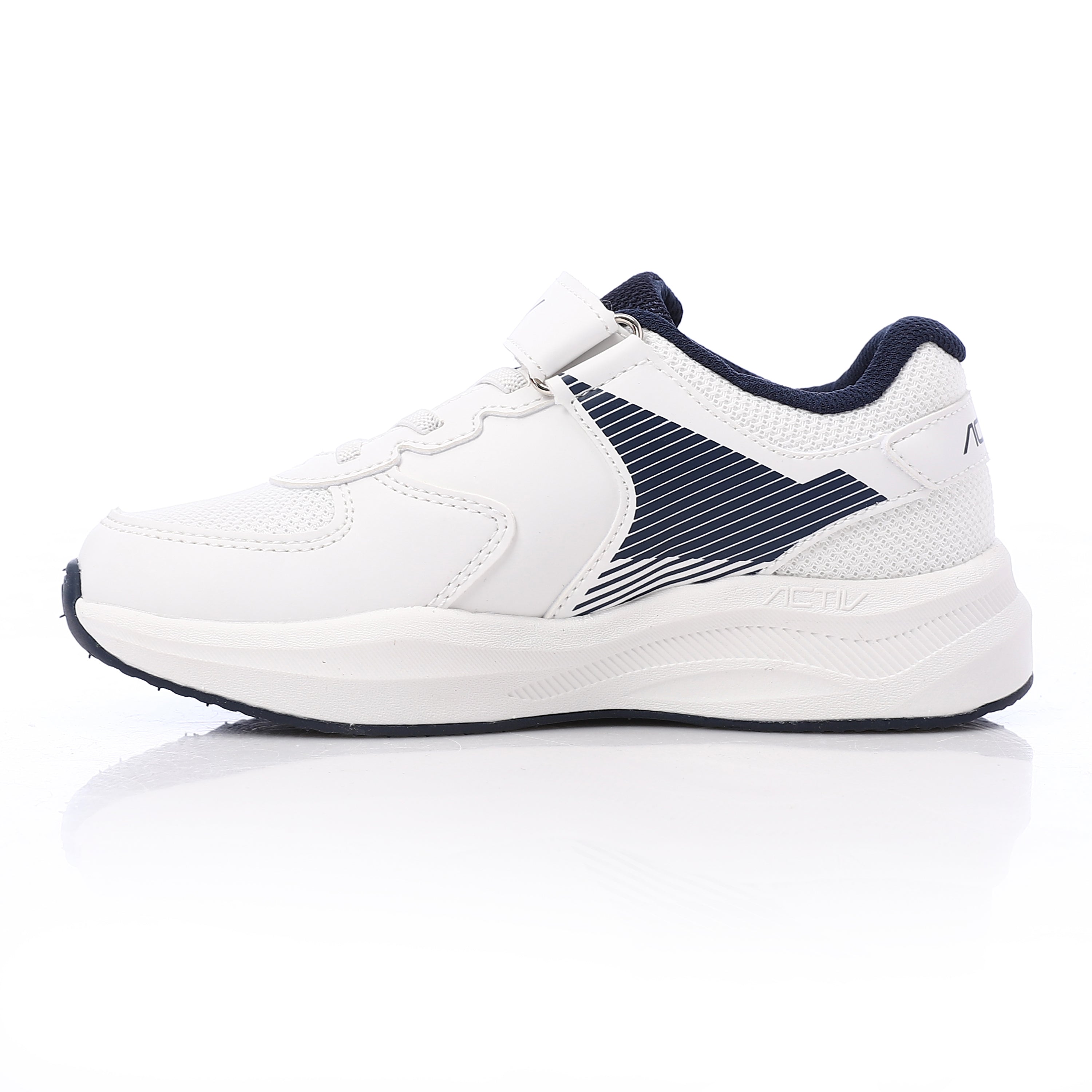 ACTIV KIDS FASHION VELCRO SHOE - ابيض*كحلي