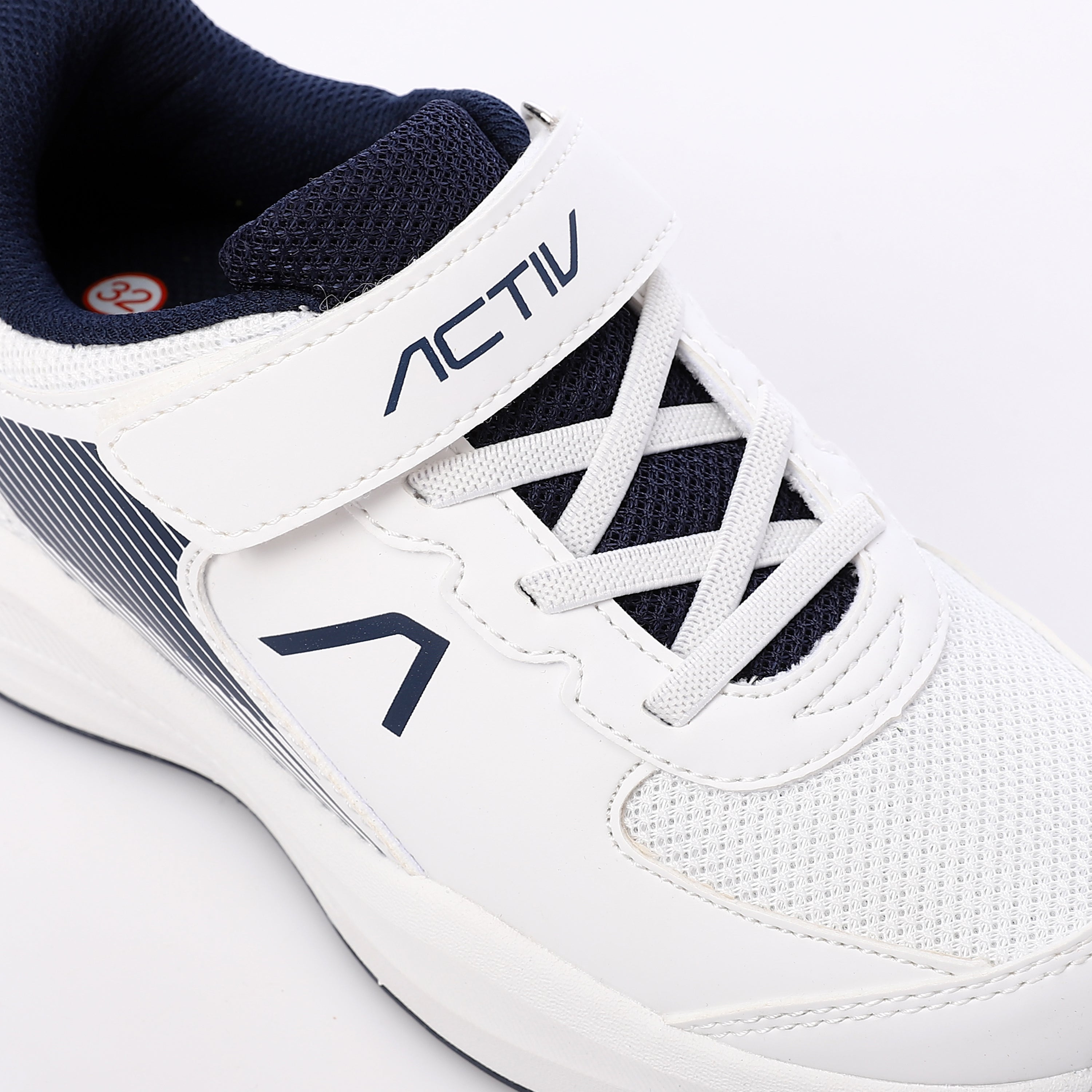 ACTIV KIDS FASHION VELCRO SHOE - ابيض*كحلي