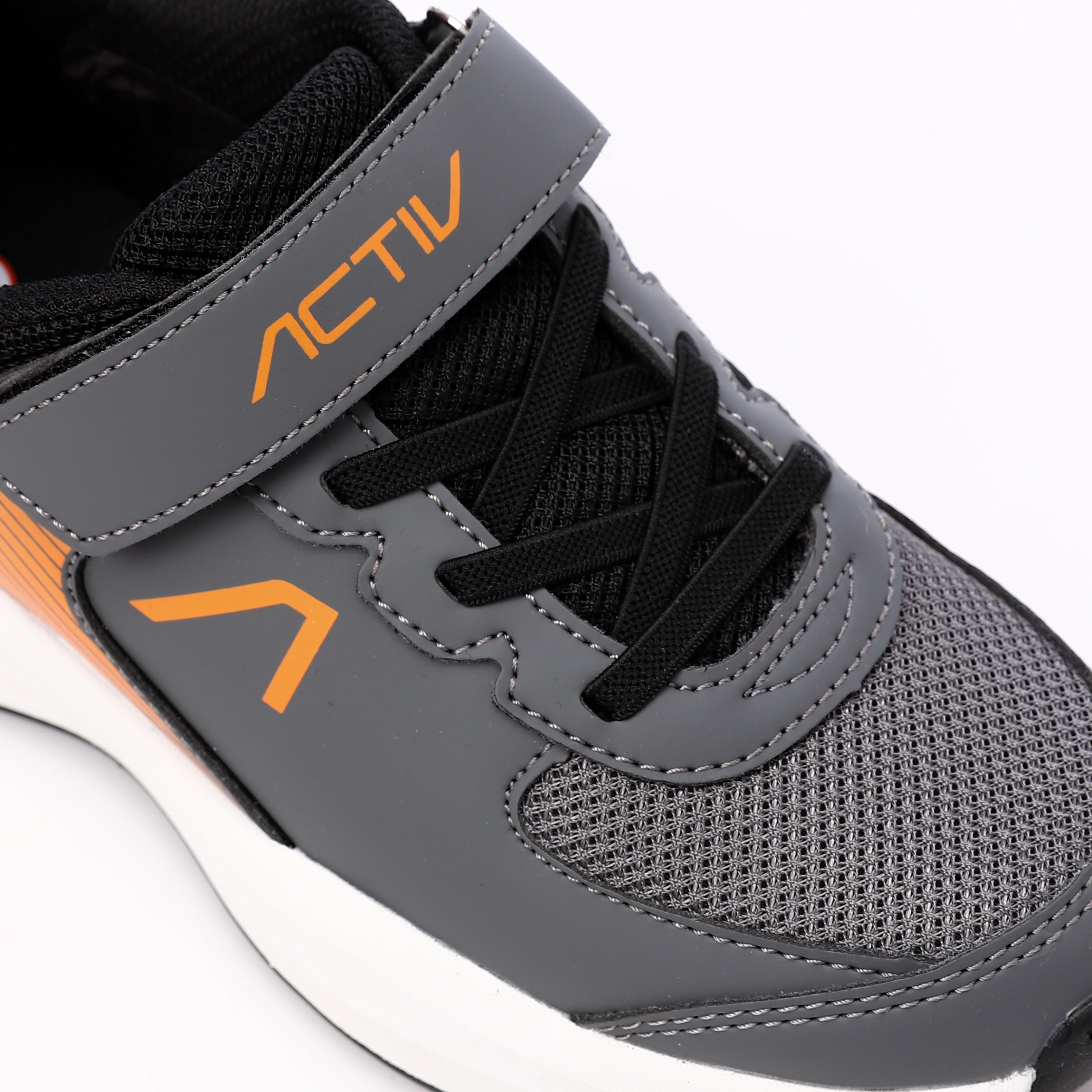 ACTIV KIDS FASHION VELCRO SHOE - D.GREY