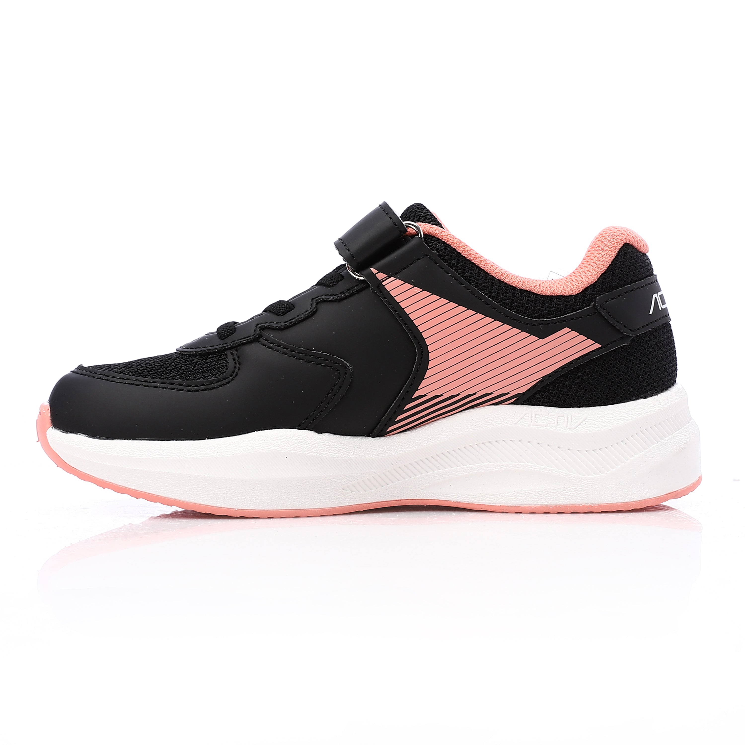 ACTIV KIDS FASHION VELCRO SHOE - اسود*بينك