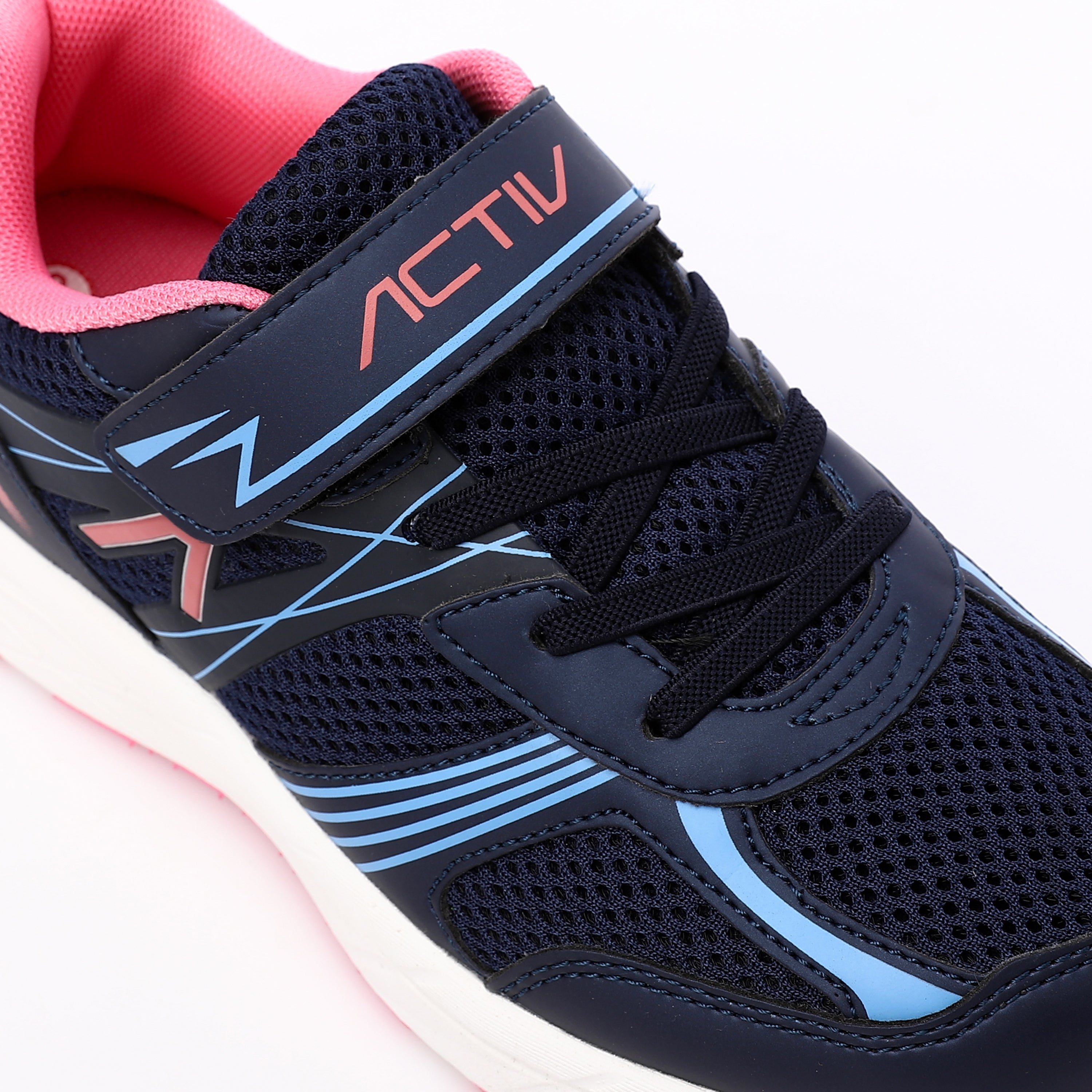 ACTIV KIDS FASHION VELCRO SHOE - كحلي*فوشيا